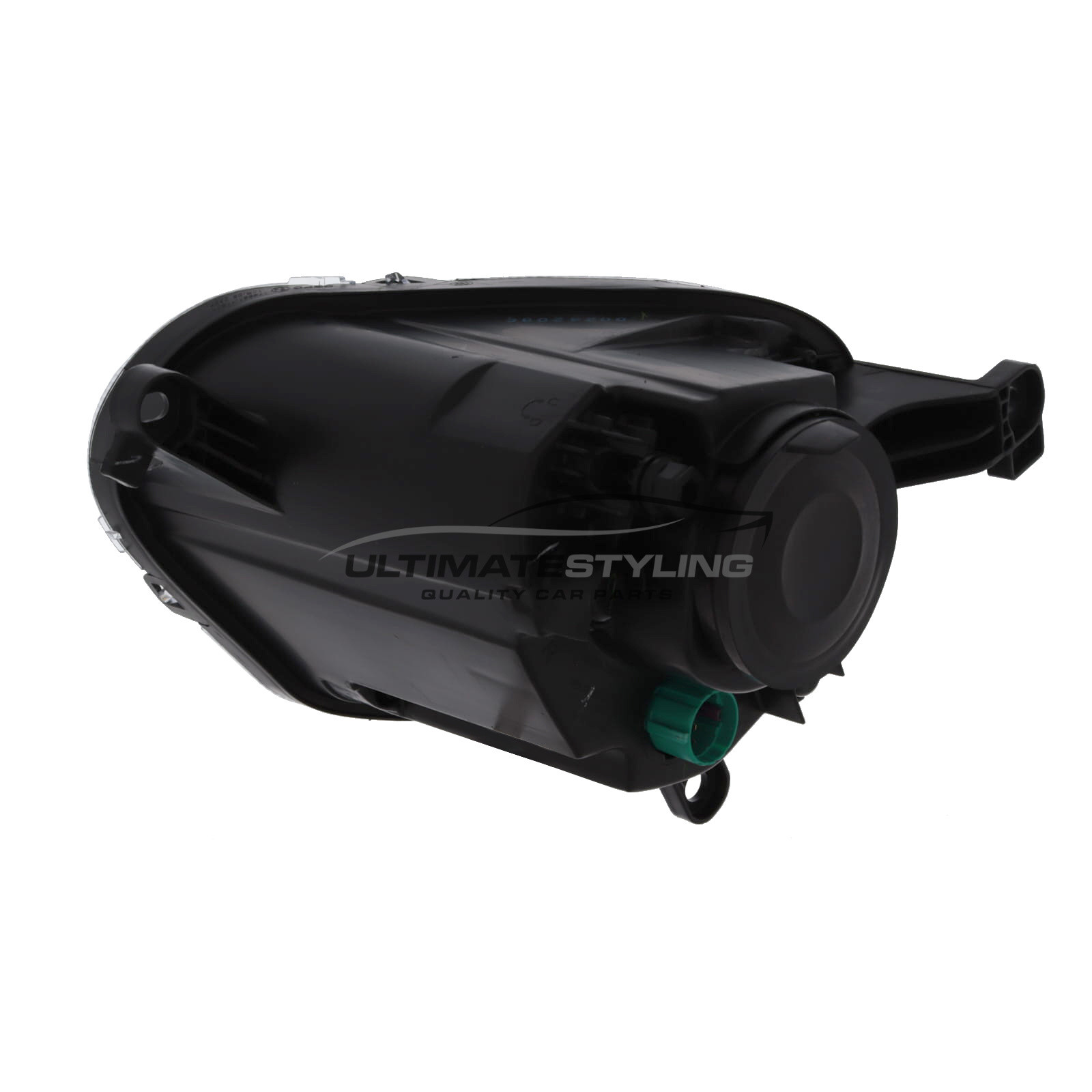 Abarth 595 2016-2025 / Abarth 695 2016-2019 - Front Spot Lamp / Headlight - Hight Beam & LED Daytime Running Lamp - Chrome Inner - Manual Adjustment - Includes Cornering Lamp - Drivers Side Right Hand