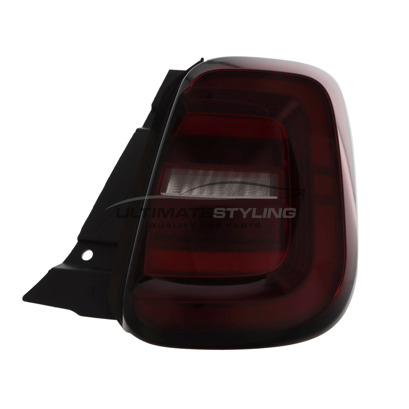 Abarth 500e 2023-> /  Fiat 500 2021-> Rear Light / Tail Light - Red With Clear Indicator - LED Type - Includes Bulbs & Holder - Drivers Side Right Hand