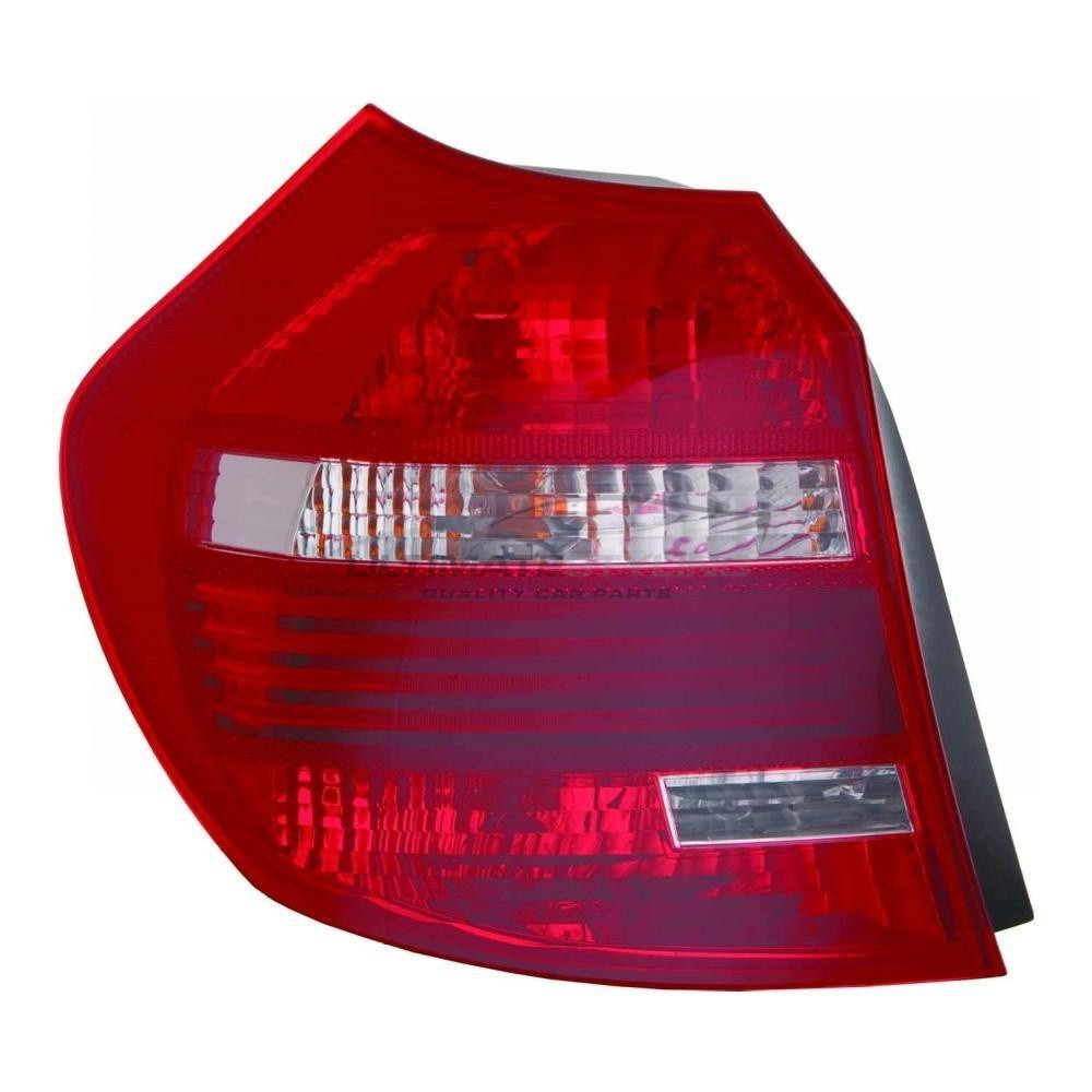 BMW 1 Series 2007-2012 - Rear Light / Tail Lamp - Red With Clear Indicator - LED Type - Passenger Side Left Hand