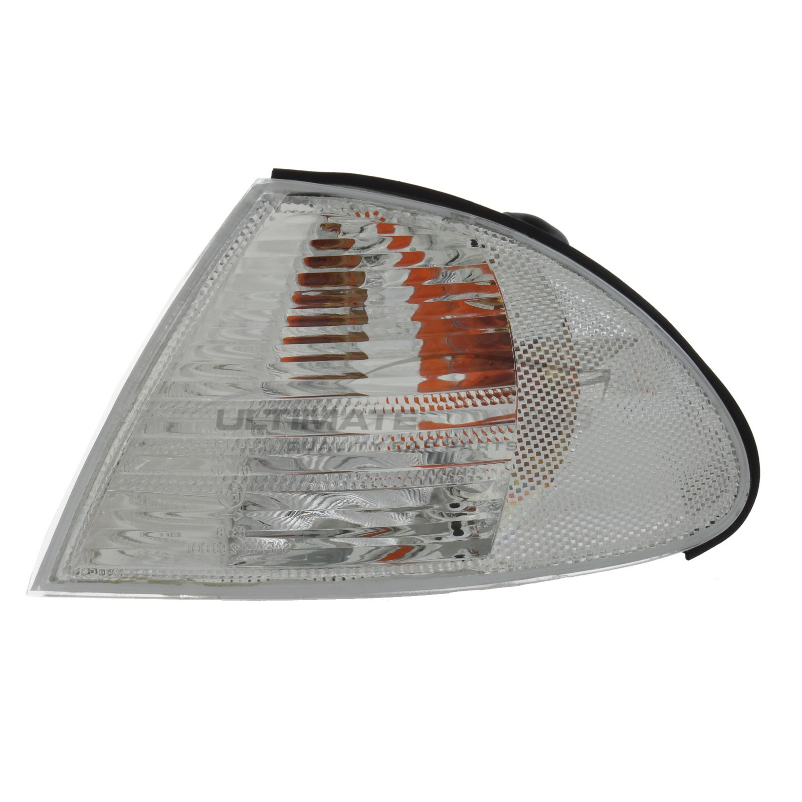 BMW 3 Series 1998-2001 Clear Front Indicator Clip In Type Includes Bulb Holder - Passenger Side (LH)