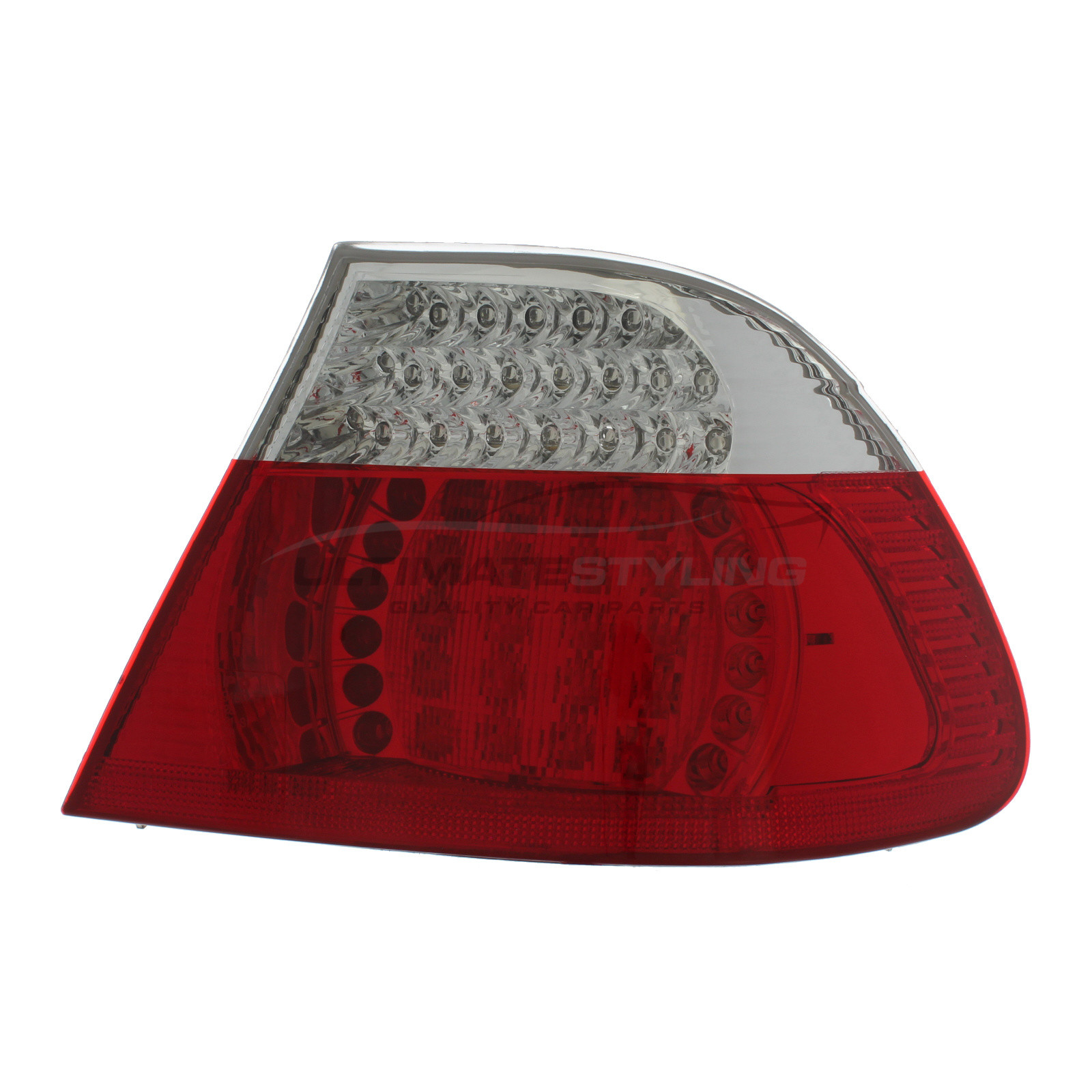 BMW 3 Series 2003-2007 LED with Clear Indicator Outer (Wing) Rear Light / Tail Light Including Bulb Holder Drivers Side (RH)