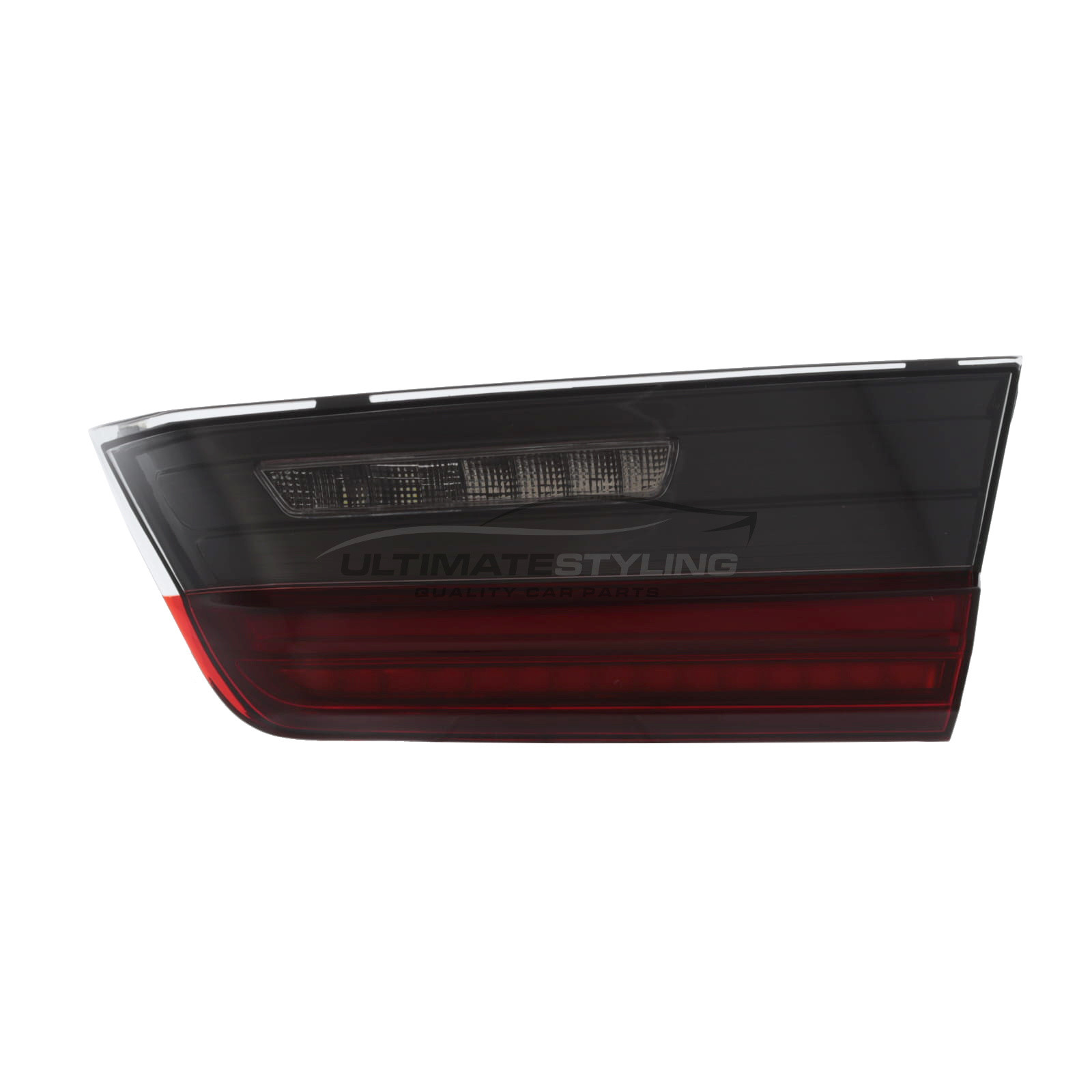 BMW 3 Series 2022-> - Rear Light / Tail Light - Inner (Boot) - Red & Smoked - LED Type - Includes Bulbs & Holder - Drivers Side Right Hand