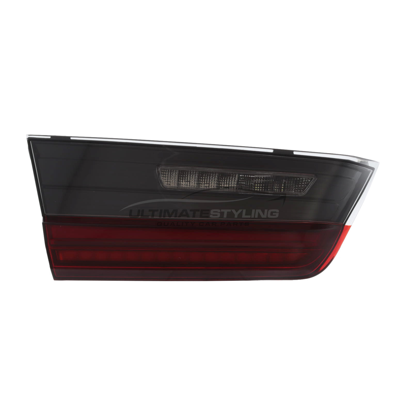 BMW 3 Series 2022-> - Rear Light / Tail Light - Inner (Boot) - Red & Smoked - LED Type - Includes Bulbs & Holder - Passenger Side Left Hand