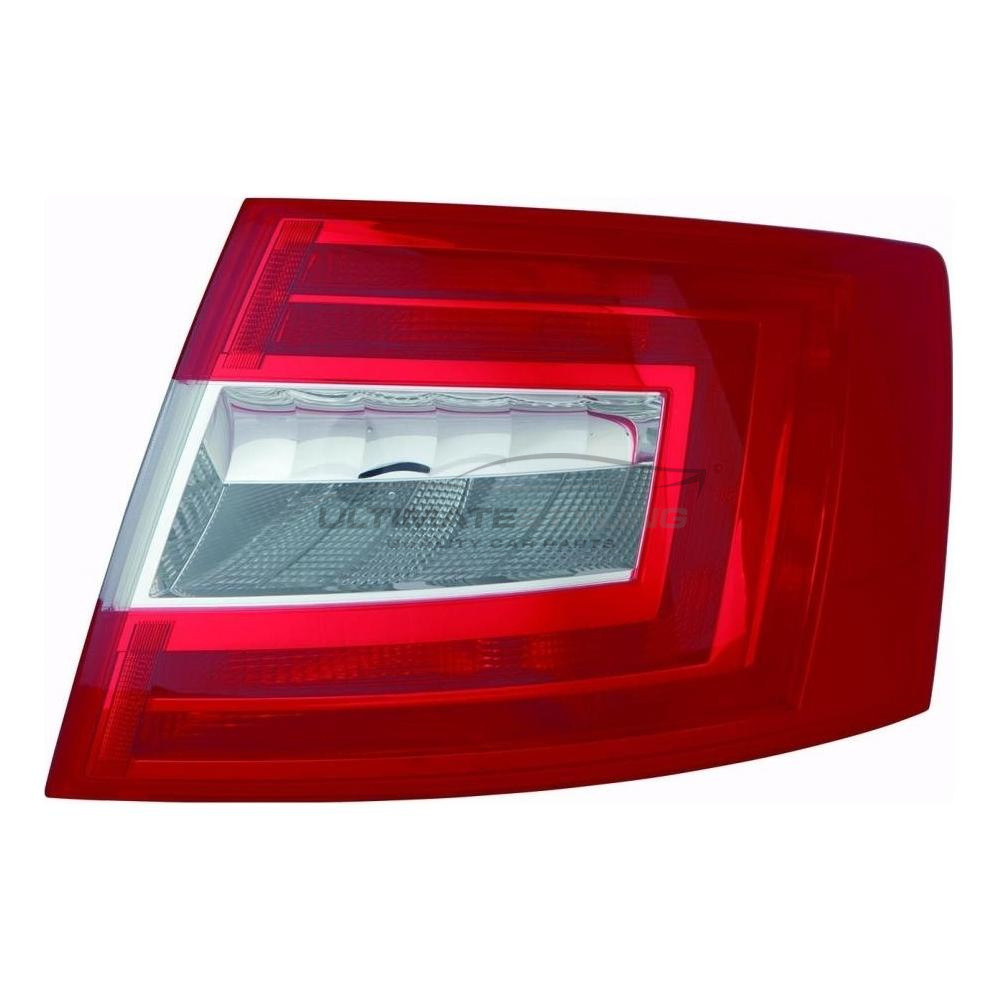 Skoda Octavia 2013-2017 Non-LED Rear Light / Tail Light Excluding Bulb Holder Drivers Side (RH)