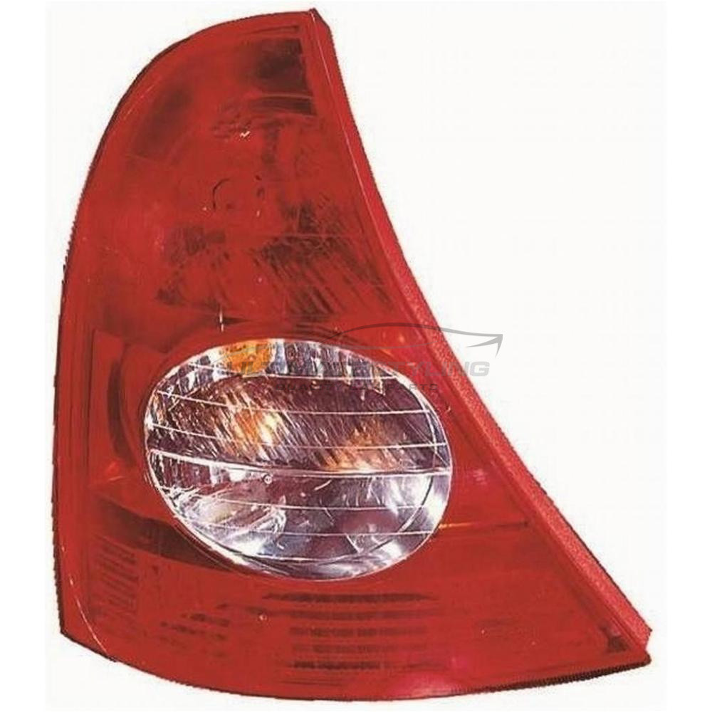 Renault Clio 2001-2009 Non-LED Rear Light / Tail Light Excluding Bulb Holder Passenger Side (LH)