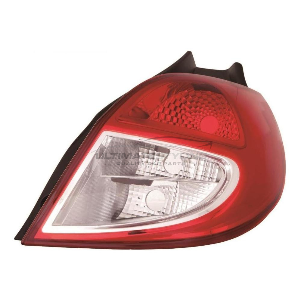 Renault Clio 2009-2013 Non-LED Rear Light / Tail Light Excluding Bulb Holder Drivers Side (RH)