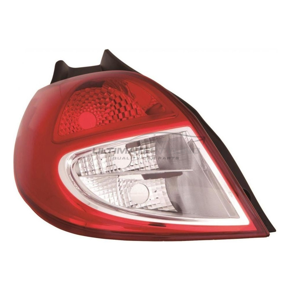 Renault Clio 2009-2013 Non-LED Rear Light / Tail Light Excluding Bulb Holder Passenger Side (LH)