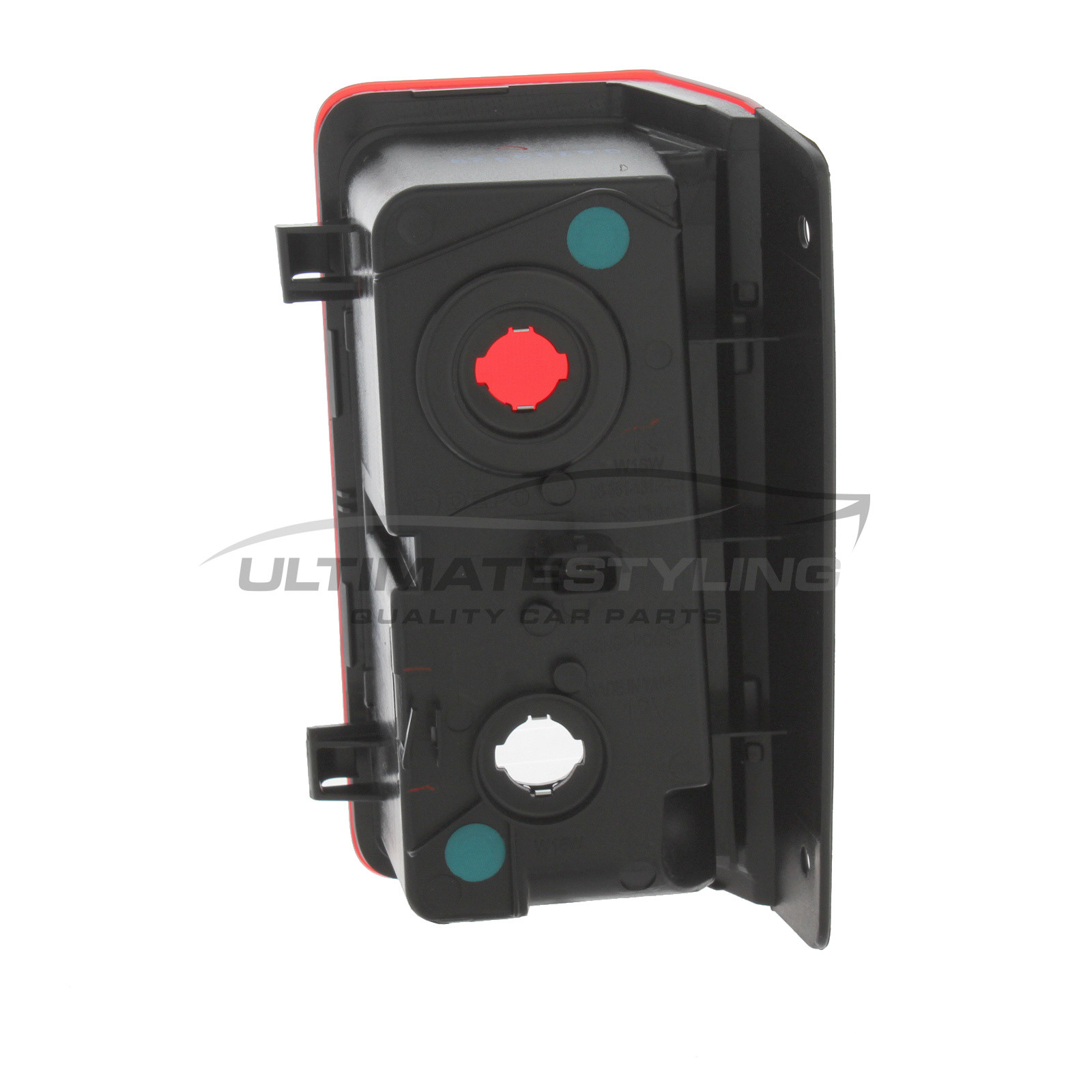 Fiat Talento 2019-2022, Nissan NV300 2016-2022 / Primastar 2022->, Renault Trafic 2014->, Vauxhall Vivaro 2014-2019 - Rear Fog & Reverse Light - Red & Clear - Drivers Side Right Hand