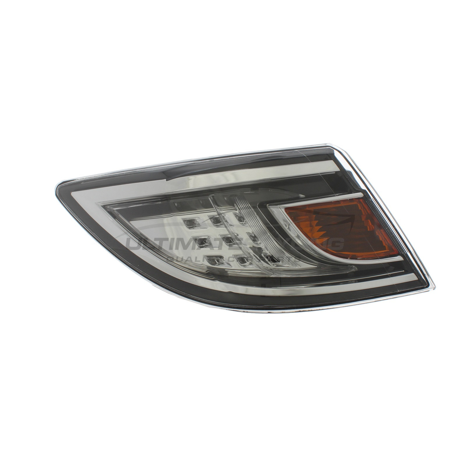 Mazda 6 2010-2013 LED Clear Lens With Amber Indicator Outer (Wing) Rear Light / Tail Light Excluding Bulb Holder Passenger Side (LH)