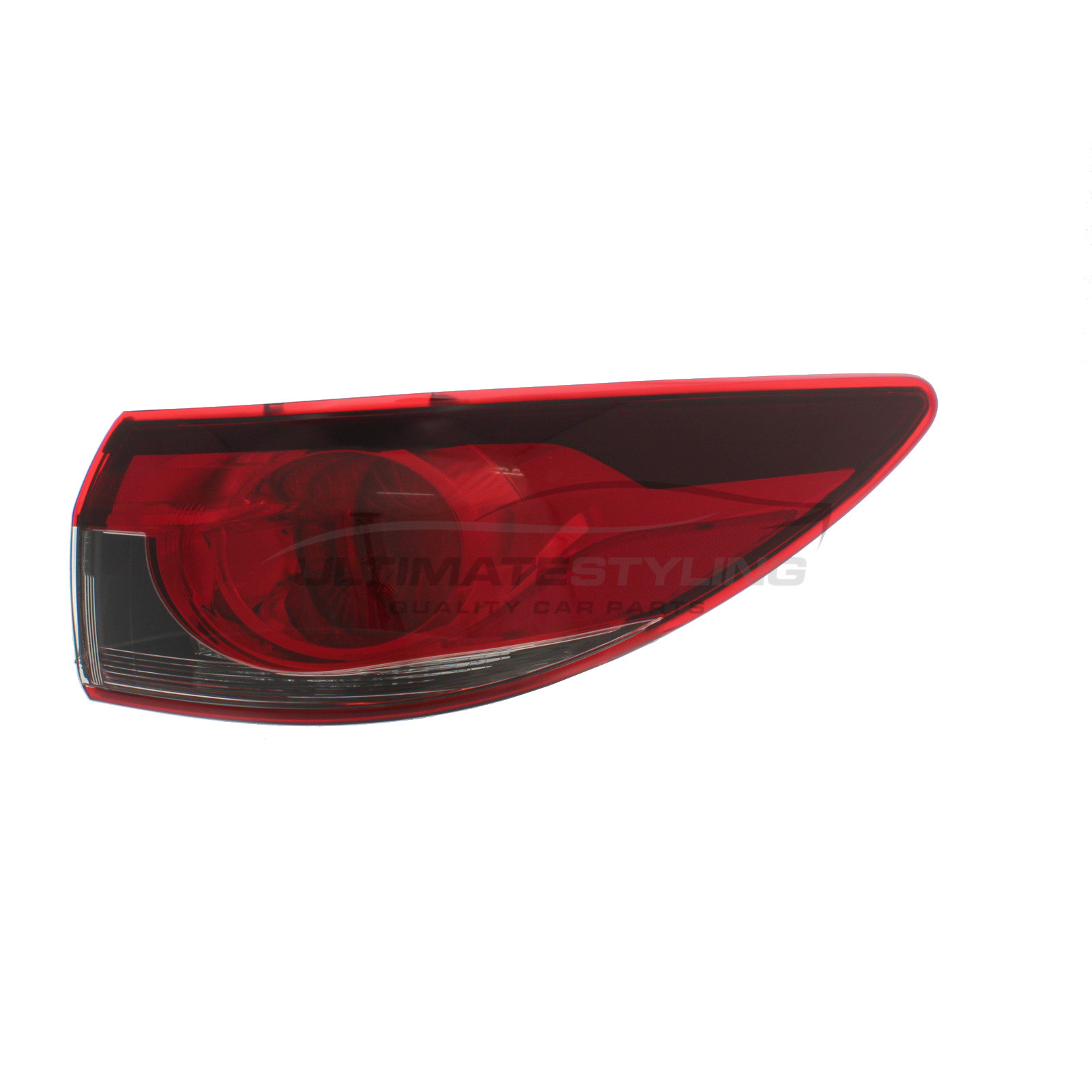 Mazda 6 2012-2018 LED with Smoked Indicator Outer (Wing) Rear Light / Tail Light Excluding Bulb Holder Drivers Side (RH)