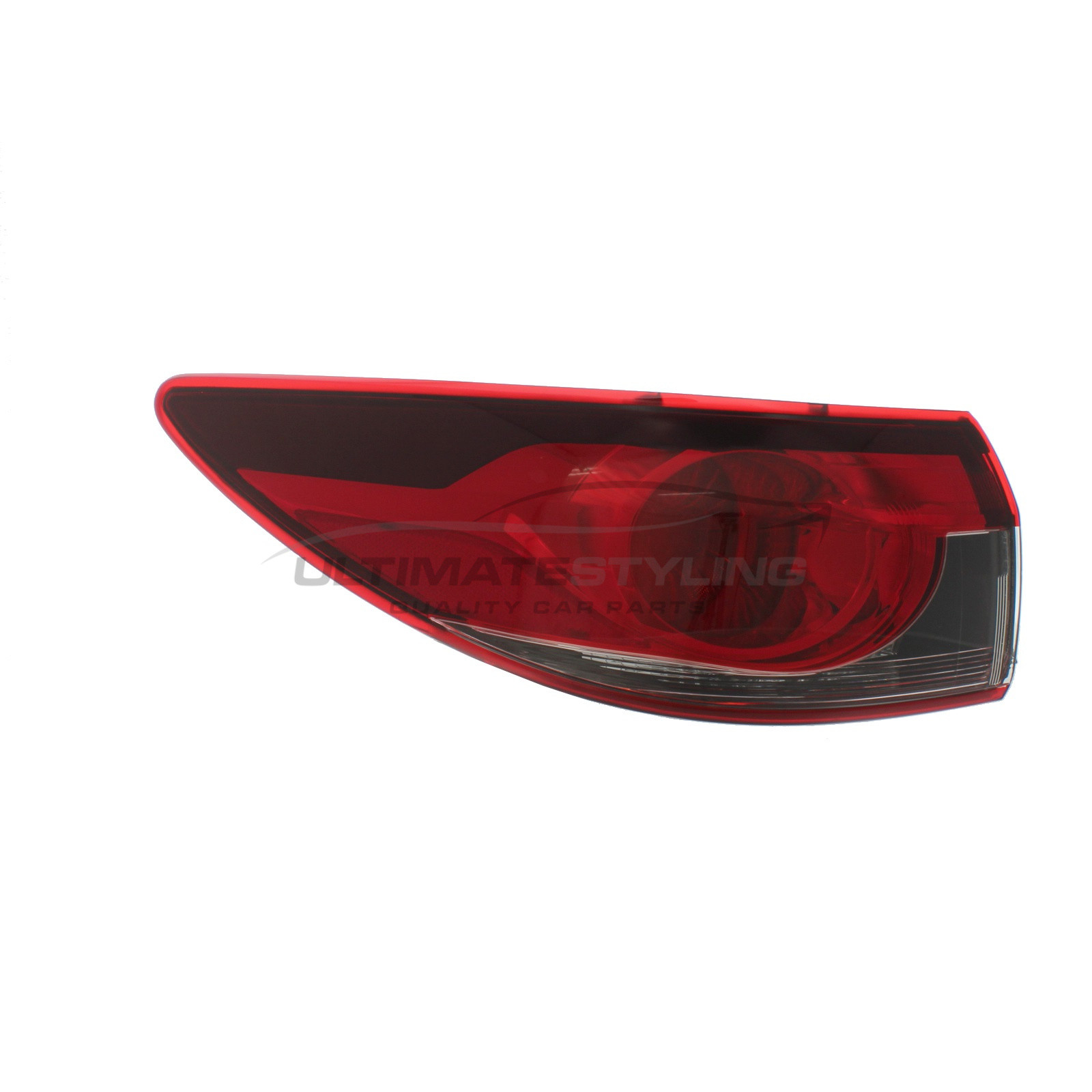 Mazda 6 2012-2018 LED with Smoked Indicator Outer (Wing) Rear Light / Tail Light Excluding Bulb Holder Passenger Side (LH)