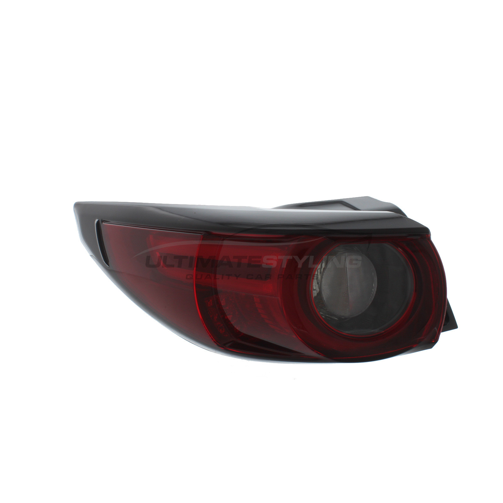 Mazda CX5 2017-> LED Dark Red & Smoked Lens Outer (Wing) Rear Light / Tail Light Passenger Side (LH)