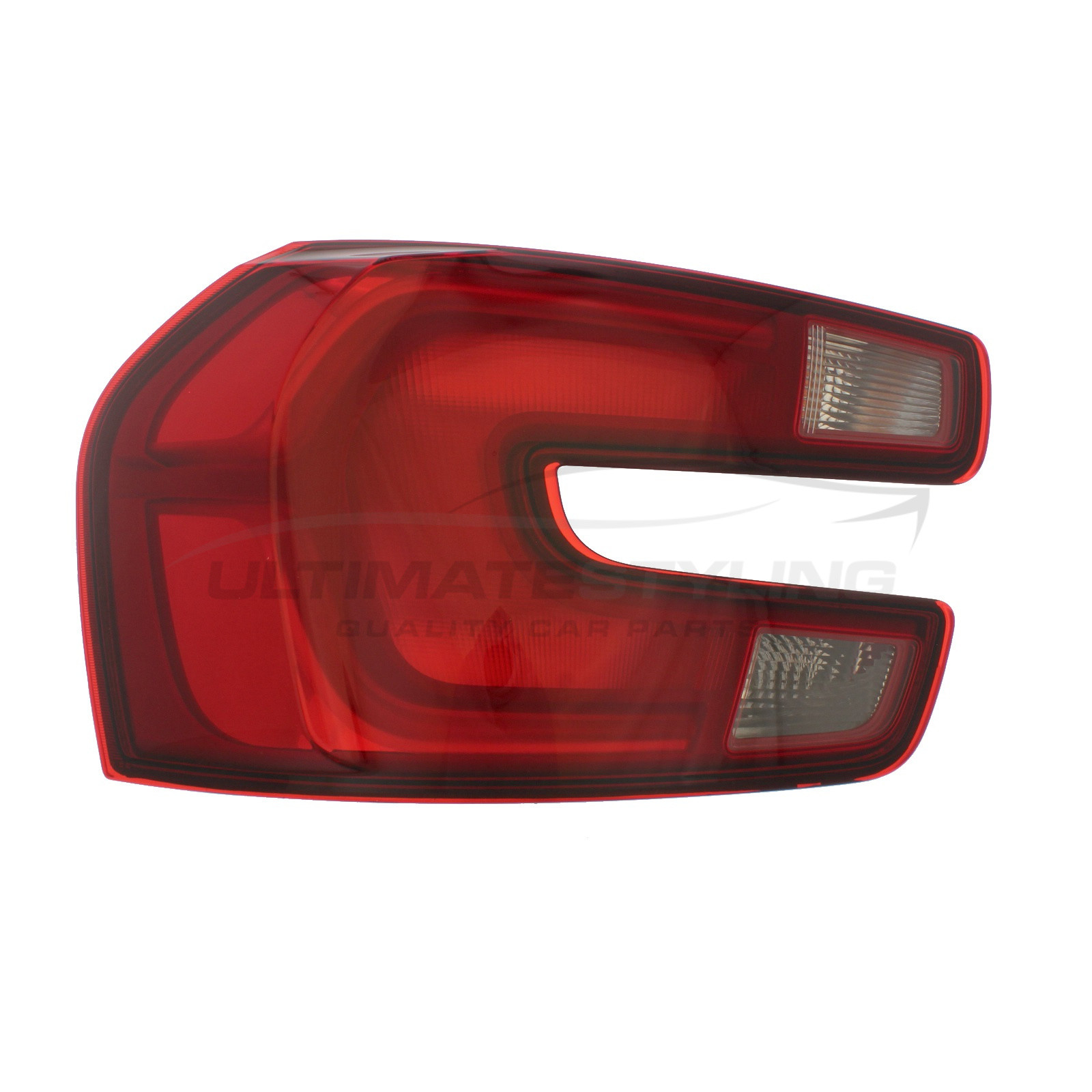 Citroen C4 Grand Picasso 2013-2016 - Rear Light / Tail Light - OEM Magneti Marelli Brand - Red & Clear - Includes Bulbs & Bulb Holder - Passenger Side Left Hand