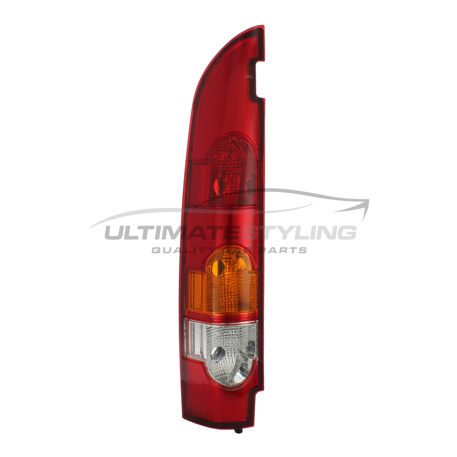 Nissan Kubistar 2003-2010 / Renault Kangoo 2003-2009 Non-LED with Amber Indicator Rear Light / Tail Light Excluding Bulb Holder Passenger Side (LH)