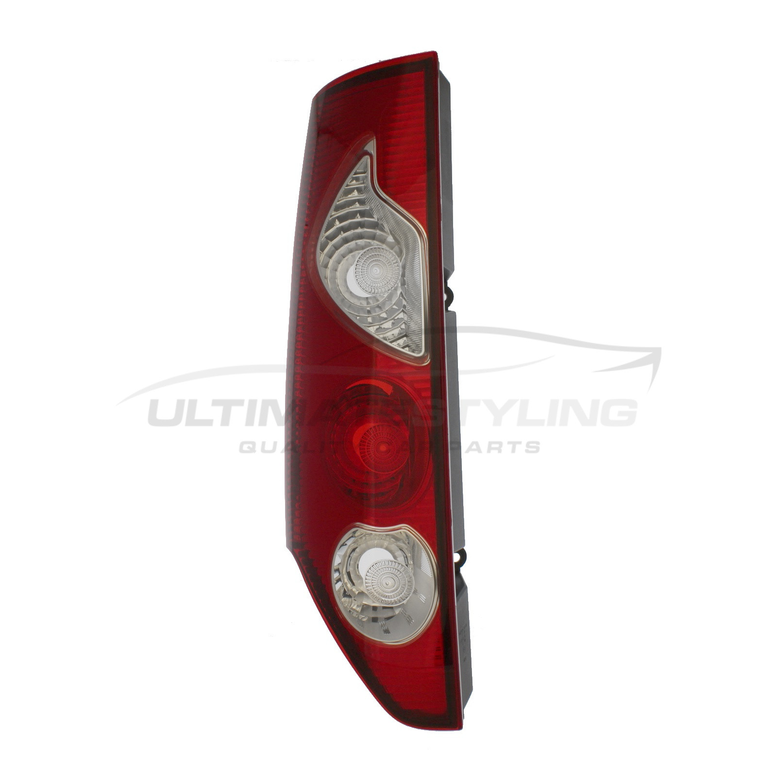 Renault Kangoo 2008-2013 Non-LED with Clear Indicator Rear Light / Tail Light Excluding Bulb Holder Passenger Side (LH)