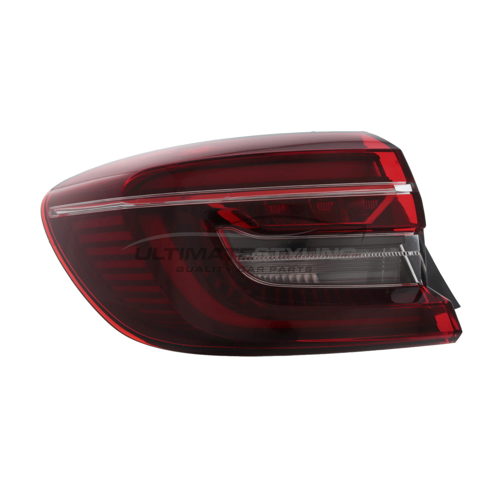 Renault Clio 2019-2024 - Rear Light / Tail Light - Outer (Wing) - Clear Indicator - Part LED Type - Includes Bulb Holder - Passenger Side Left Hand