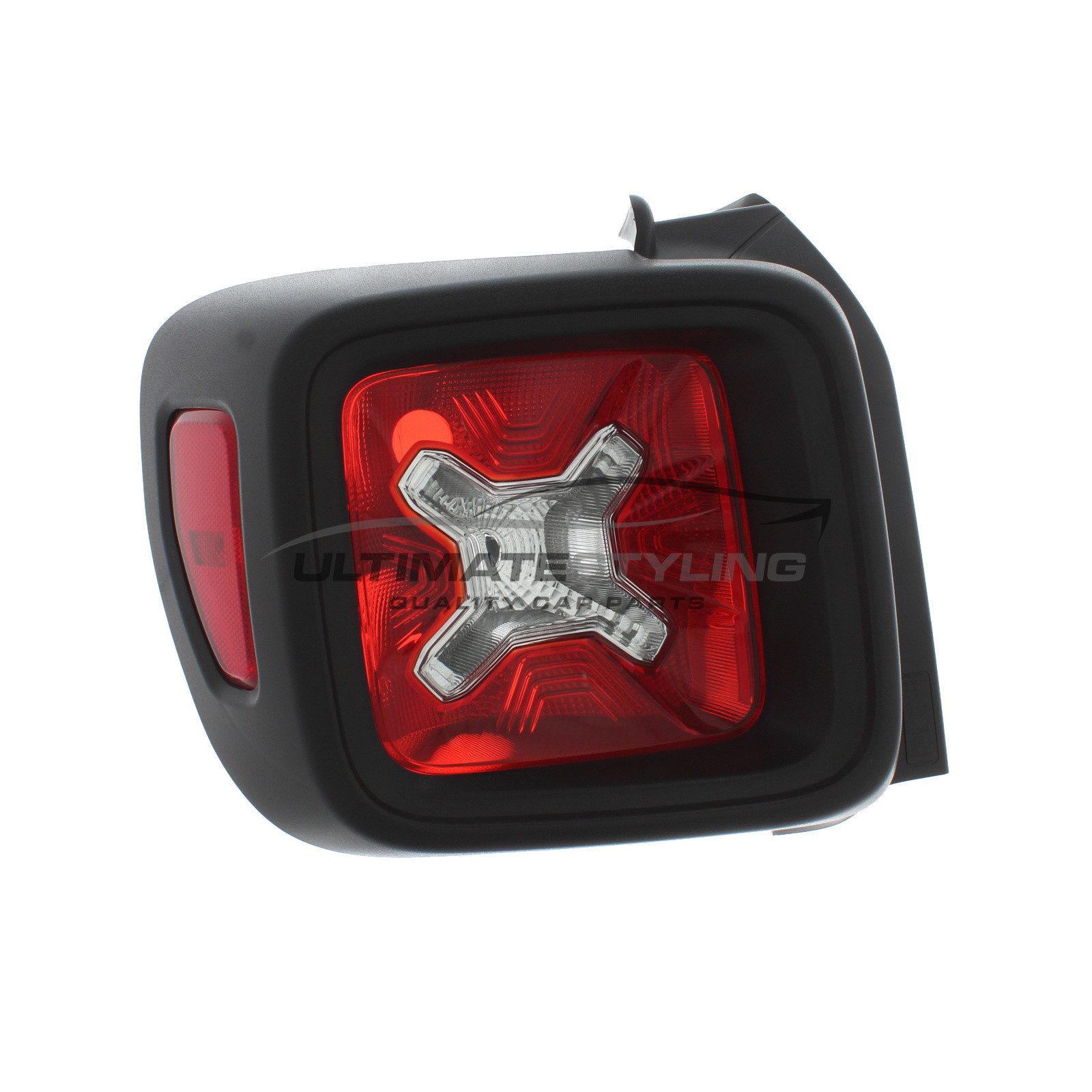 Jeep Renegade 2015-> Non-LED Red & Clear Lens Rear Light / Tail Light Excluding Bulb Holder Passenger Side (LH)