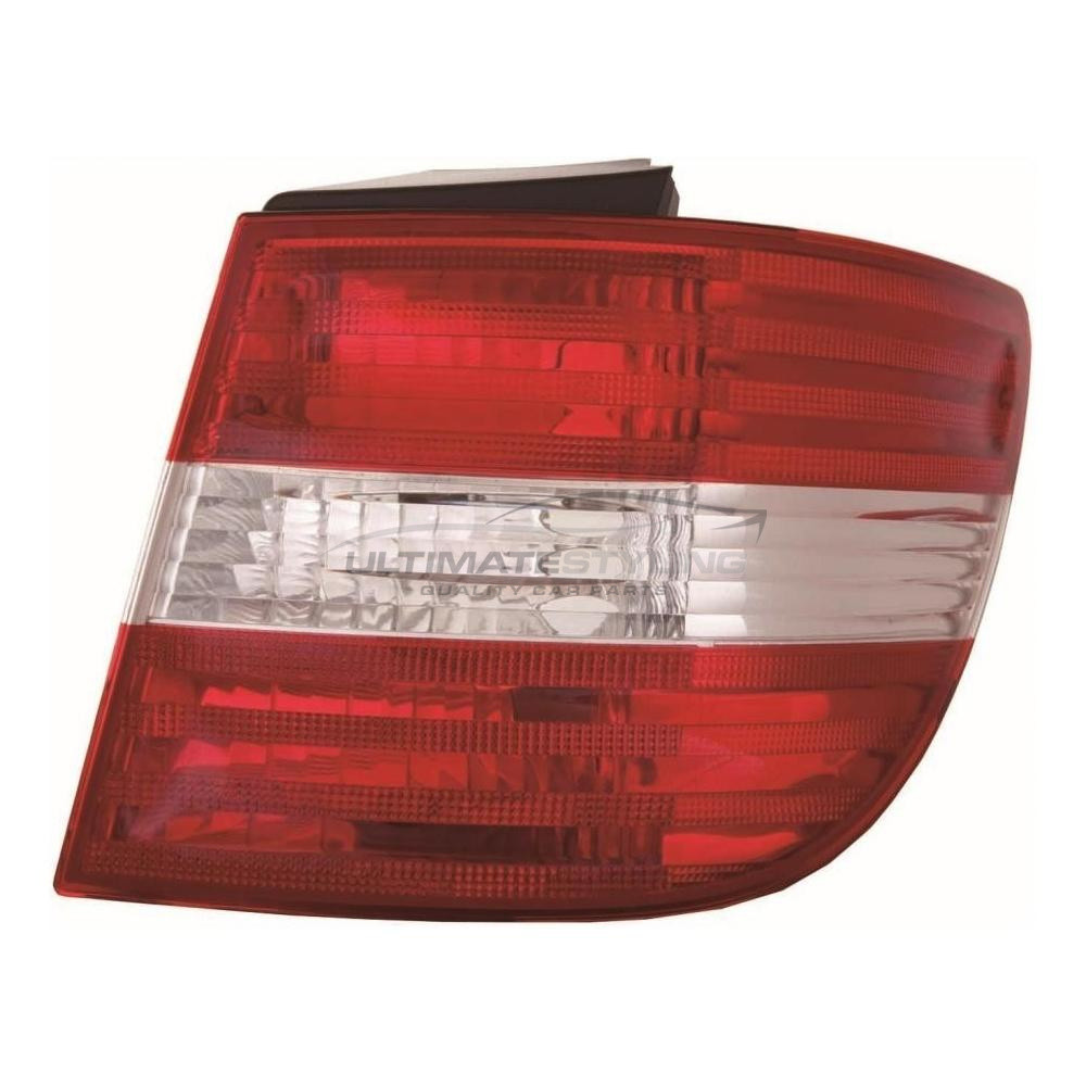 Mercedes Benz B Class 2005-2012 Non-LED with Clear Indicator Outer (Wing) Rear Light / Tail Light Excluding Bulb Holder Drivers Side (RH)