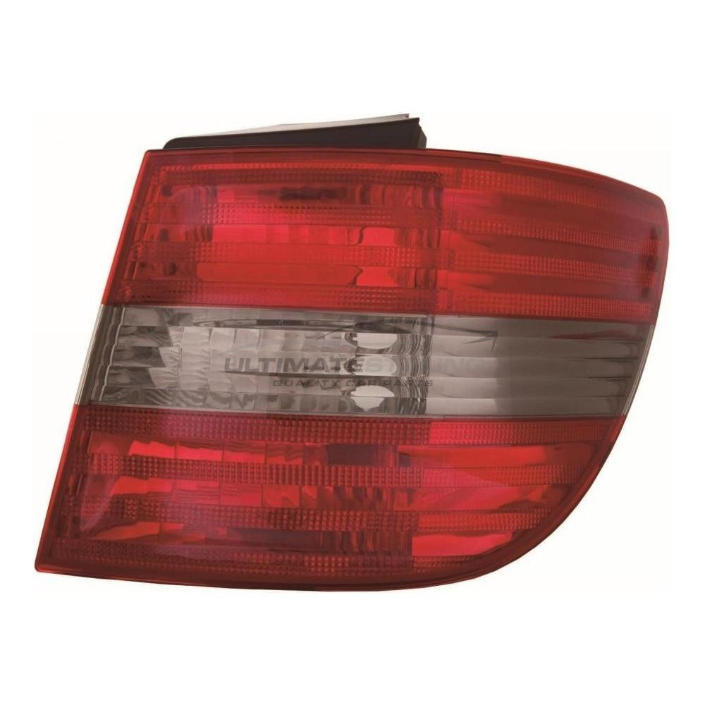 Mercedes Benz B Class 2005-2012 Non-LED with Smoked Indicator Outer (Wing) Rear Light / Tail Light Excluding Bulb Holder Drivers Side (RH)