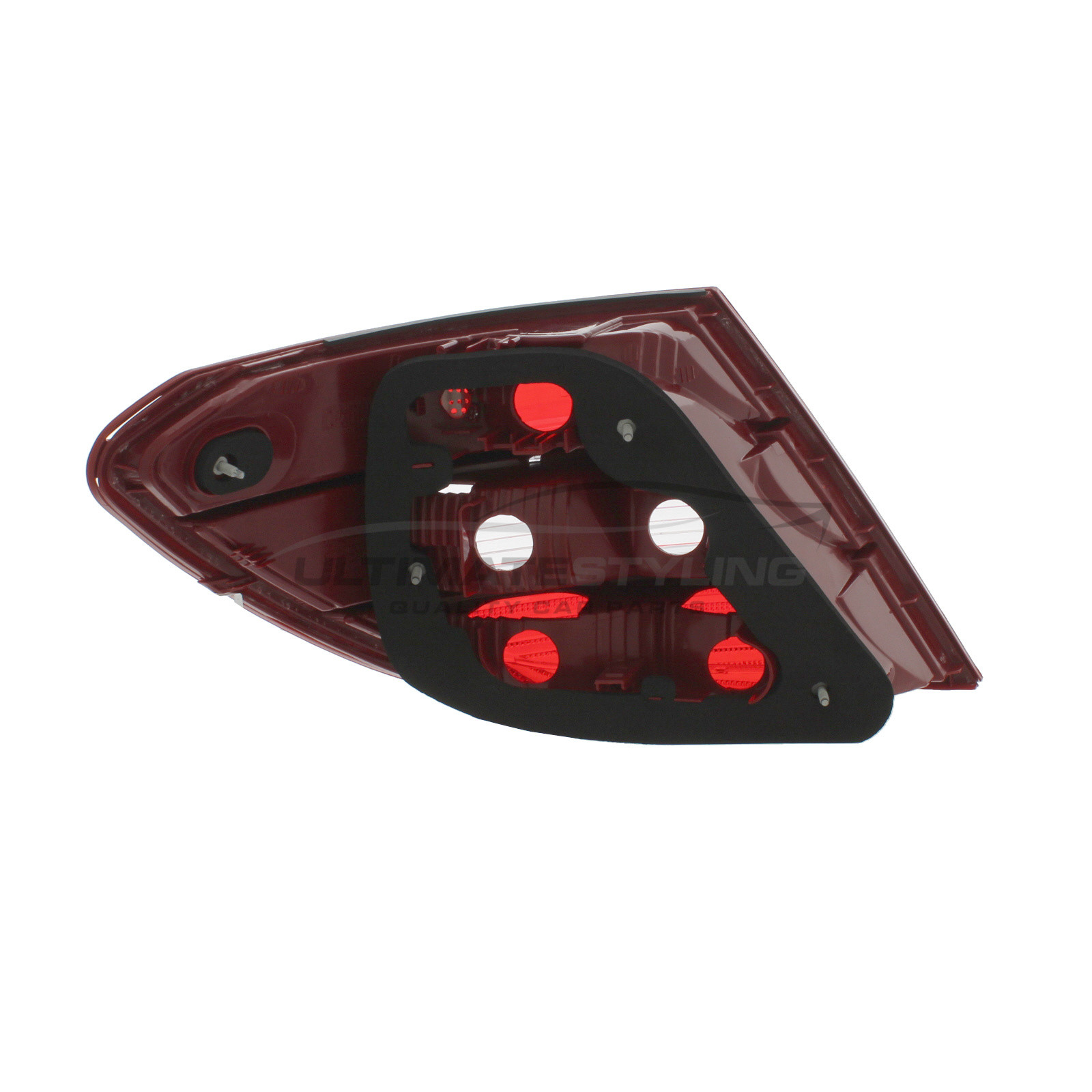 Mercedes Benz C Class 2007-2011 Non-LED with Clear Indicator Rear Light / Tail Light Excluding Bulb Holder Drivers Side (RH)