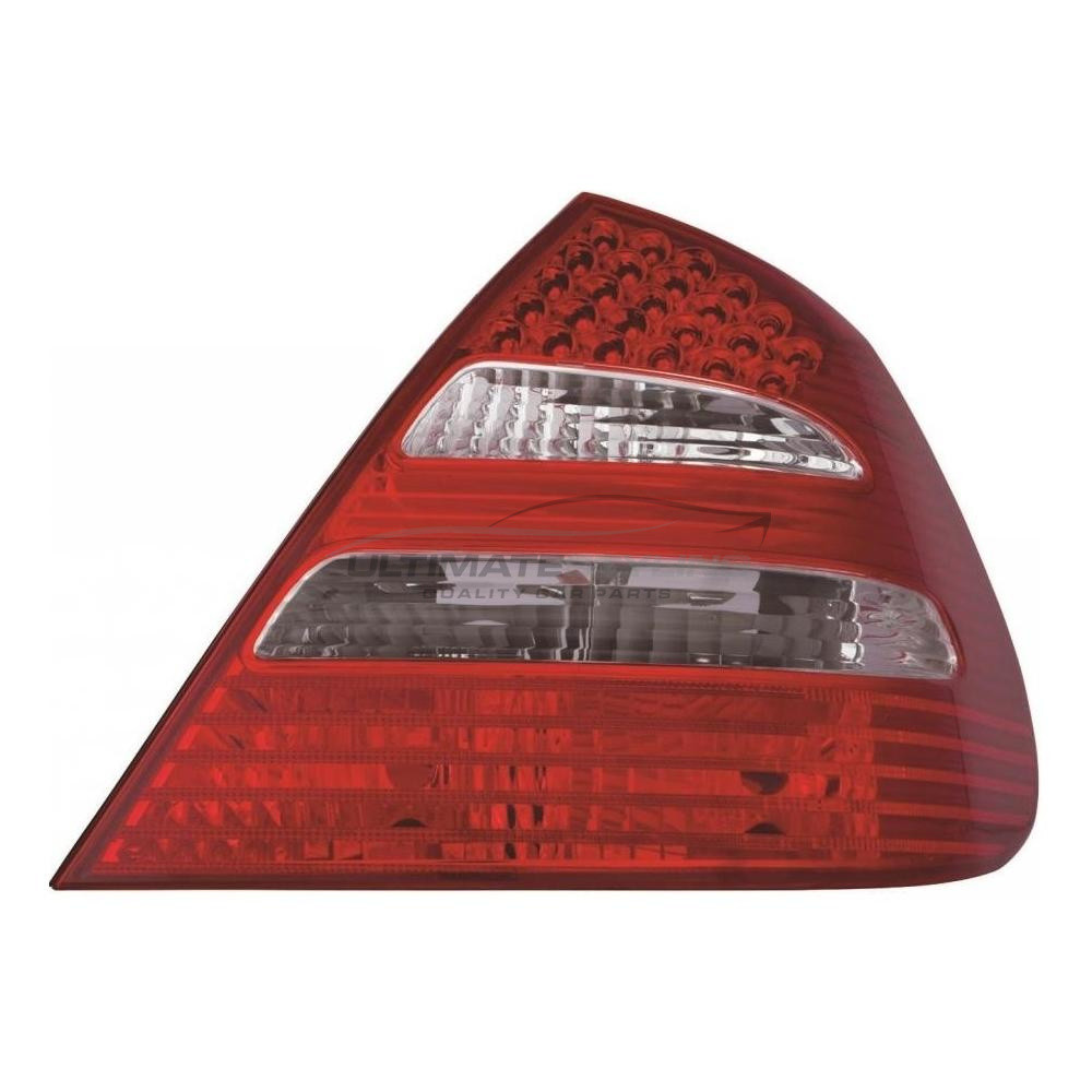 Mercedes Benz E Class 2002-2006 LED with Clear Indicator Rear Light / Tail Light Excluding Bulb Holder Drivers Side (RH)