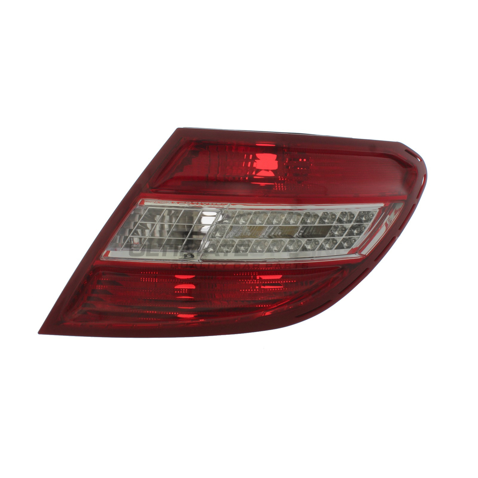 Mercedes Benz C Class 2007-2011 LED with Clear Indicator Rear Light / Tail Light Excluding Bulb Holder Drivers Side (RH)