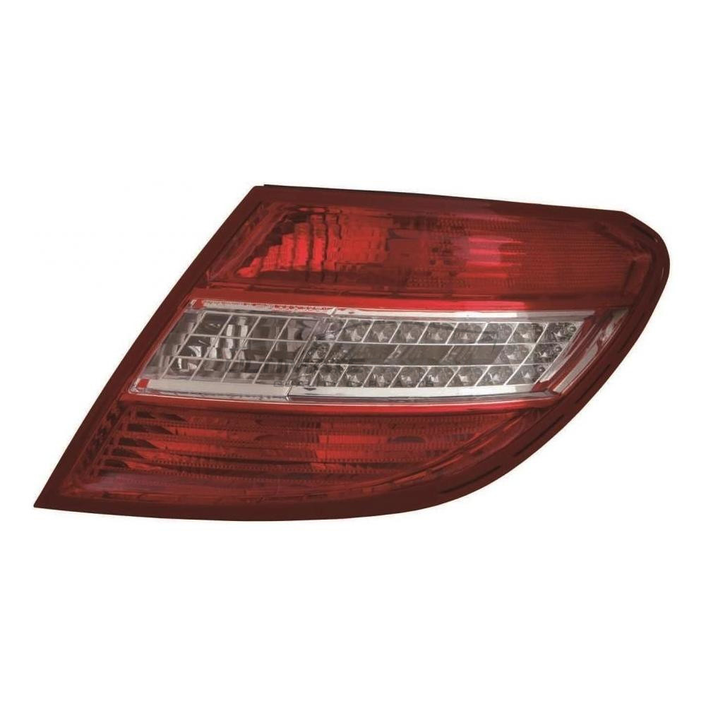 Mercedes Benz C Class 2007-2011 LED with Clear Indicator Rear Light / Tail Light Excluding Bulb Holder Drivers Side (RH)