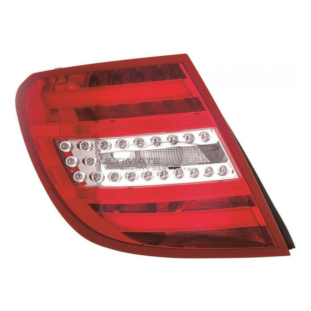 Mercedes Benz C Class 2011-2015 LED with Clear Indicator Rear Light / Tail Light Excluding Bulb Holder Passenger Side (LH)