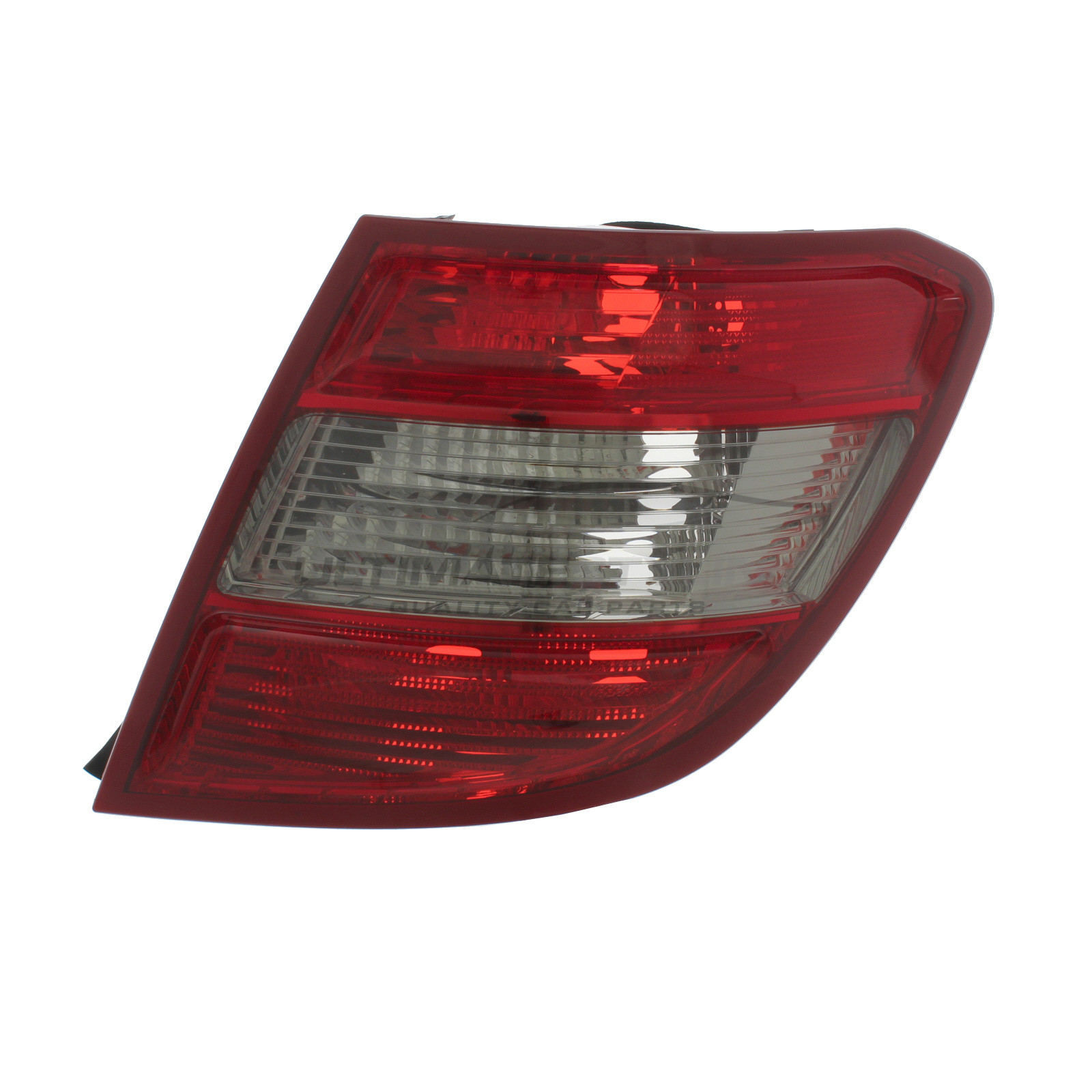 Mercedes Benz C Class 2008-2011 Non-LED with Smoked Indicator Rear Light / Tail Light Excluding Bulb Holder Drivers Side (RH)