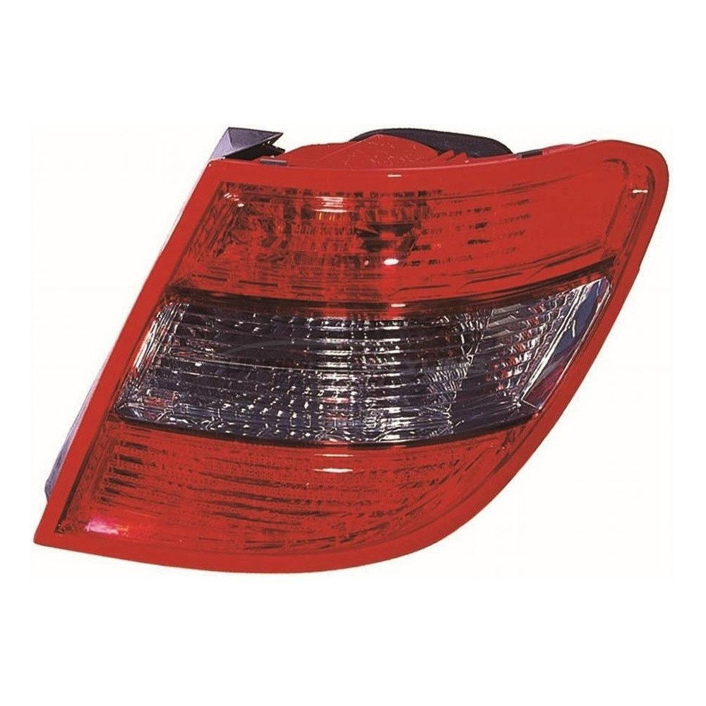 Mercedes Benz C Class 2008-2011 Non-LED with Smoked Indicator Rear Light / Tail Light Excluding Bulb Holder Drivers Side (RH)