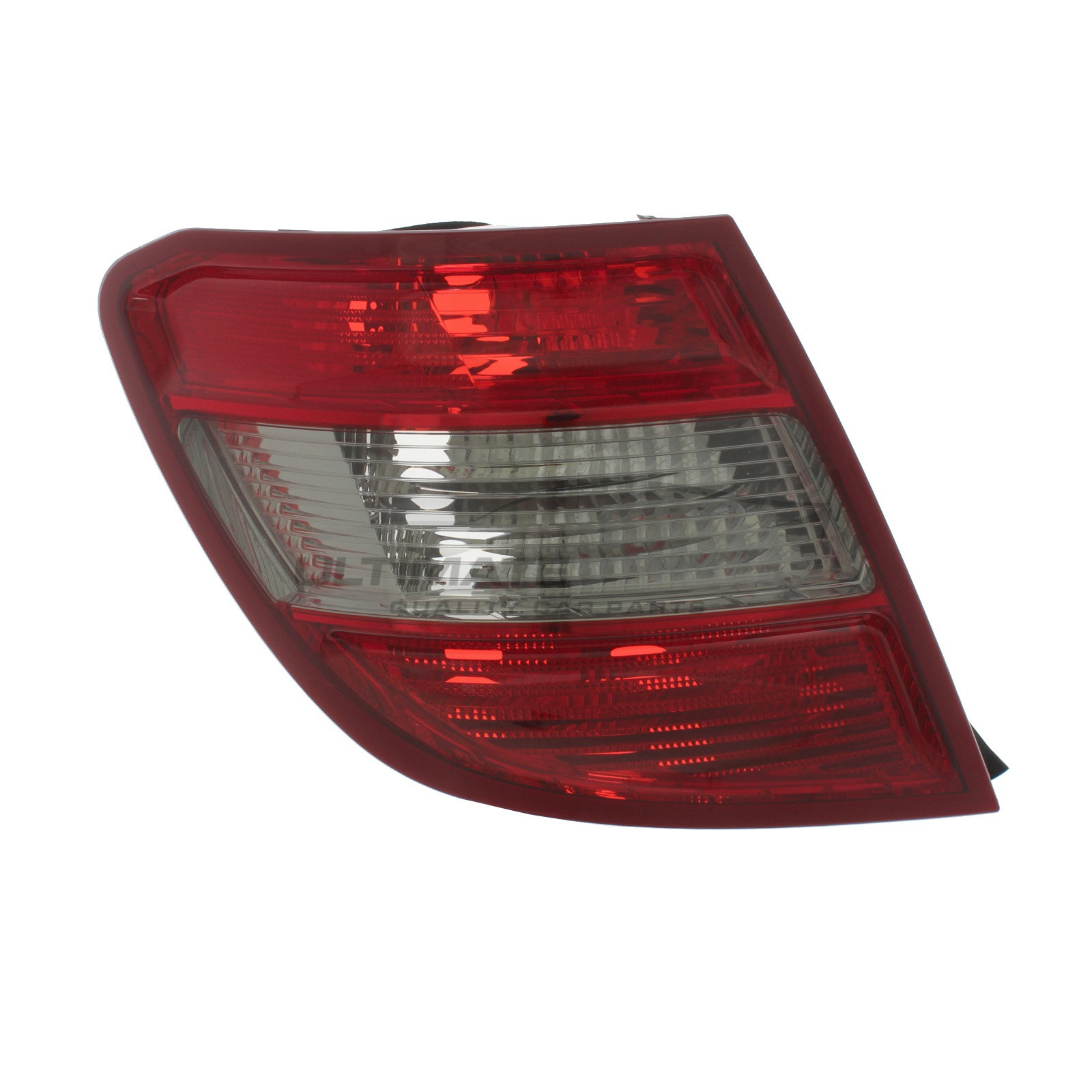 Mercedes Benz C Class 2008-2011 Non-LED with Smoked Indicator Rear Light / Tail Light Excluding Bulb Holder Passenger Side (LH)
