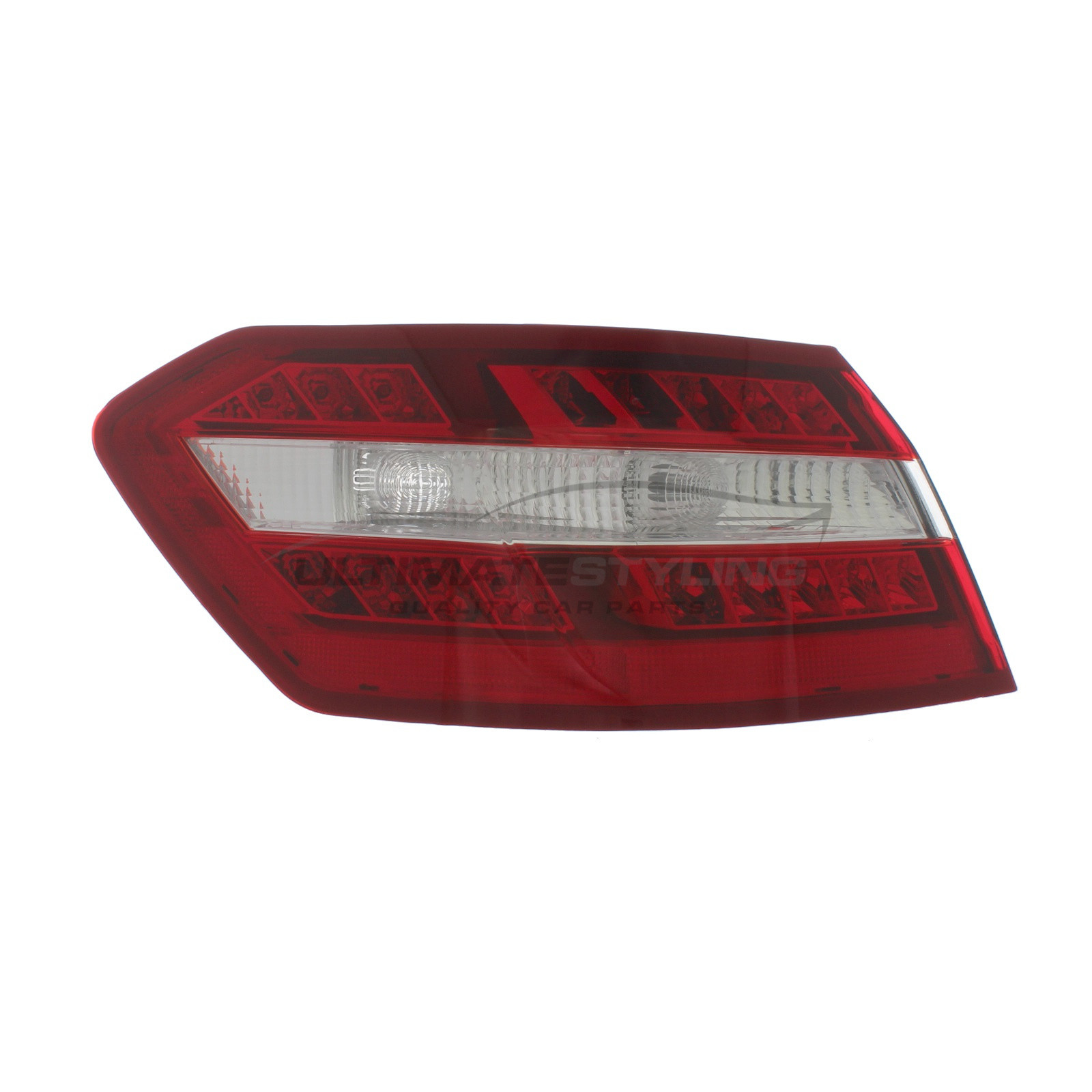 Mercedes Benz E Class 2009-2013 LED with Clear Indicator Outer (Wing) Rear Light / Tail Light Excluding Bulb Holder Passenger Side (LH)