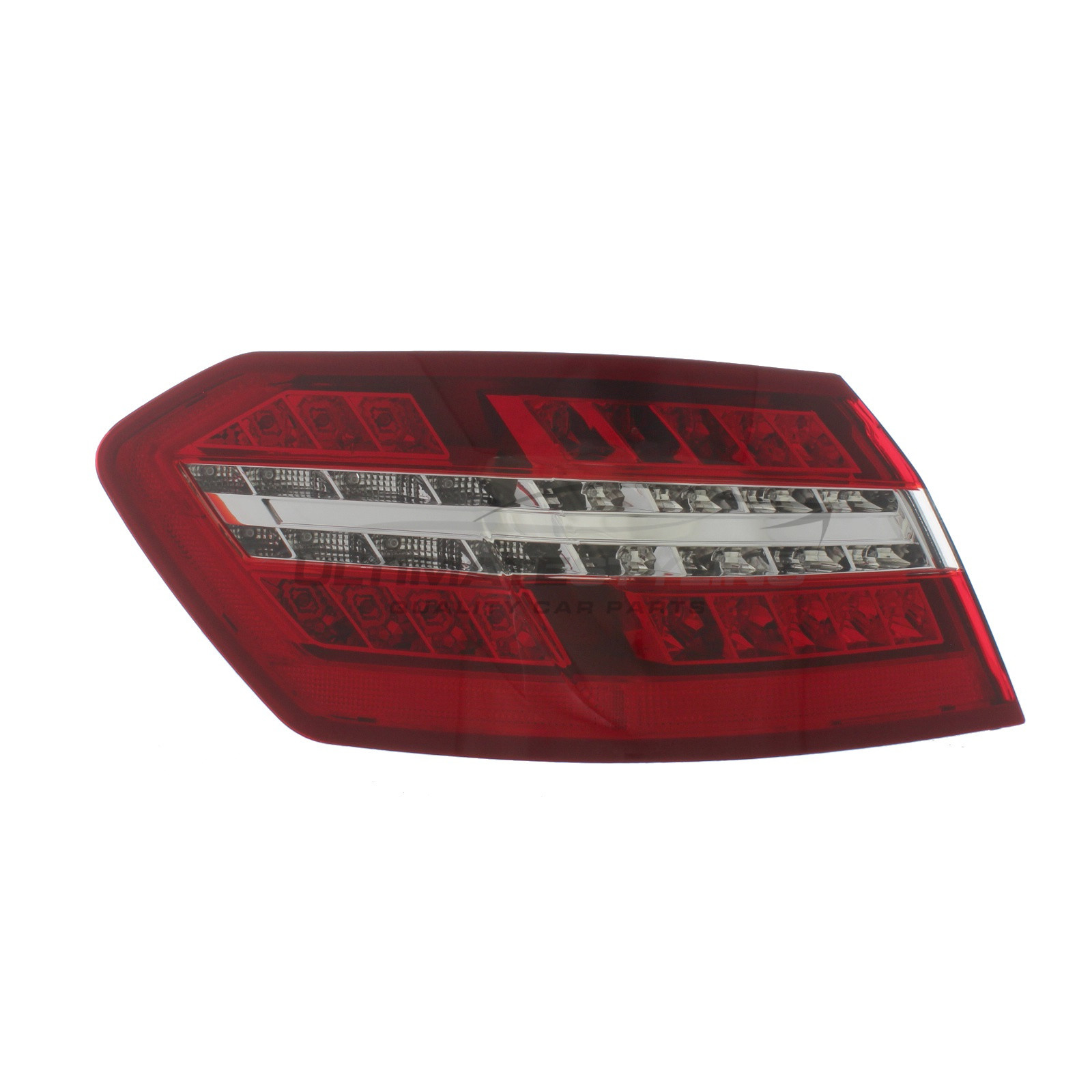 Mercedes Benz E Class 2009-2013 LED with Clear Indicator Outer (Wing) Rear Light / Tail Light Including Bulb Holder Passenger Side (LH)