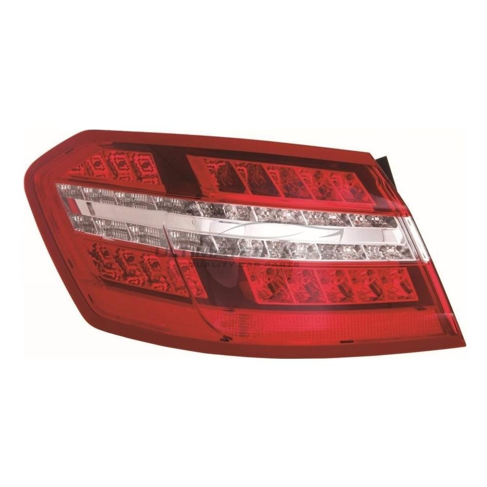 Mercedes Benz E Class 2009-2013 LED with Clear Indicator Outer (Wing) Rear Light / Tail Light Including Bulb Holder Passenger Side (LH)