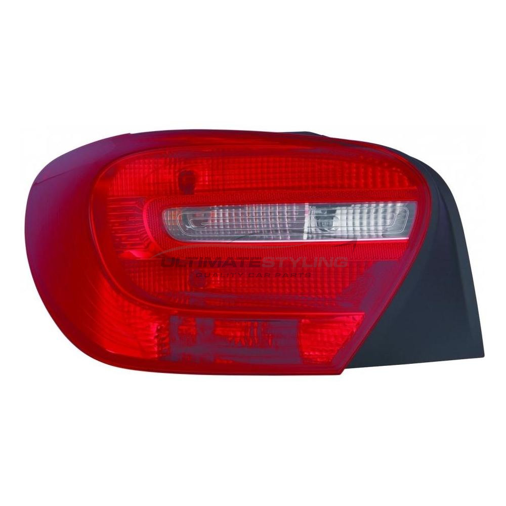 Mercedes Benz A Class 2012-2015 Non-LED with Clear Indicator Rear Light / Tail Light Excluding Bulb Holder Passenger Side (LH)