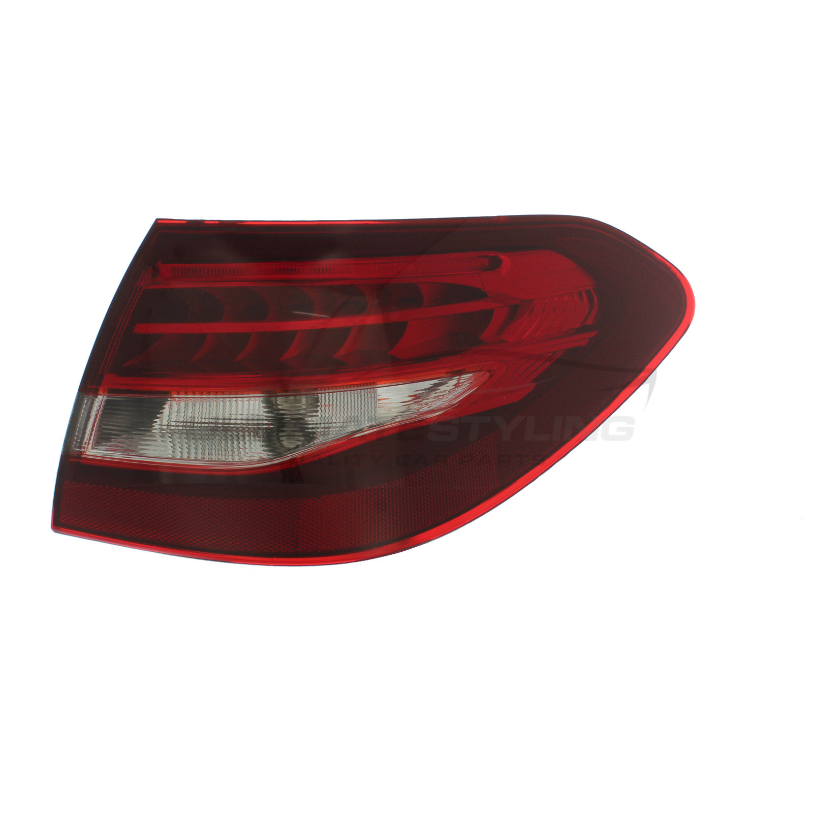 Mercedes Benz C Class 2014-2018 LED with Clear Indicator Outer (Wing) Rear Light / Tail Light Including Bulb Holder (Excluding Bulbs) Drivers Side (RH)