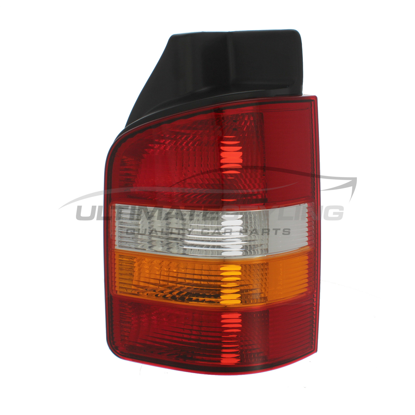 VW Transporter 2003-2010 Non-LED with Amber Indicator Rear Light / Tail Light Excluding Bulb Holder Drivers Side (RH)