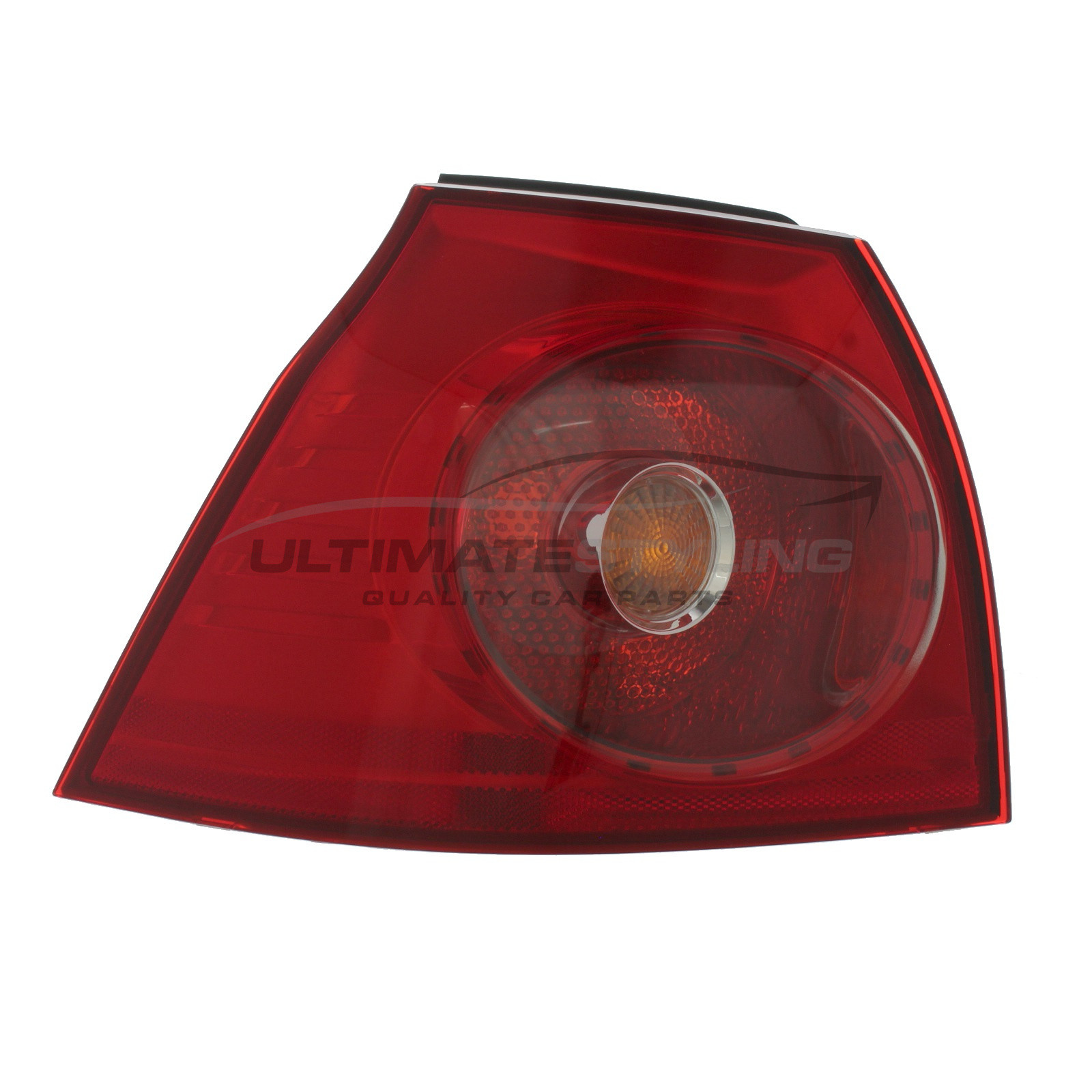 VW Golf 2003-2009 Non-LED Outer (Wing) Rear Light / Tail Light Excluding Bulb Holder Passenger Side (LH)