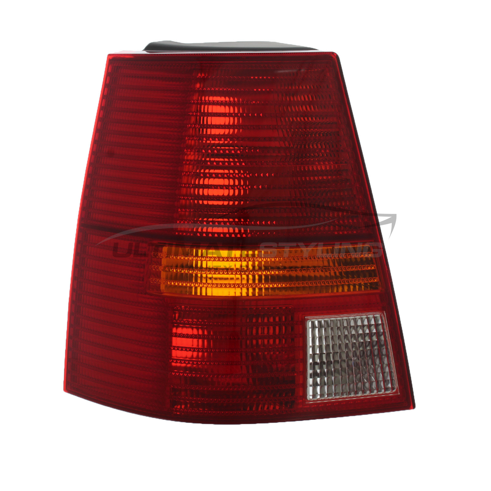 VW Golf 1999-2006 Non-LED with Amber Indicator Rear Light / Tail Light Excluding Bulb Holder Passenger Side (LH)