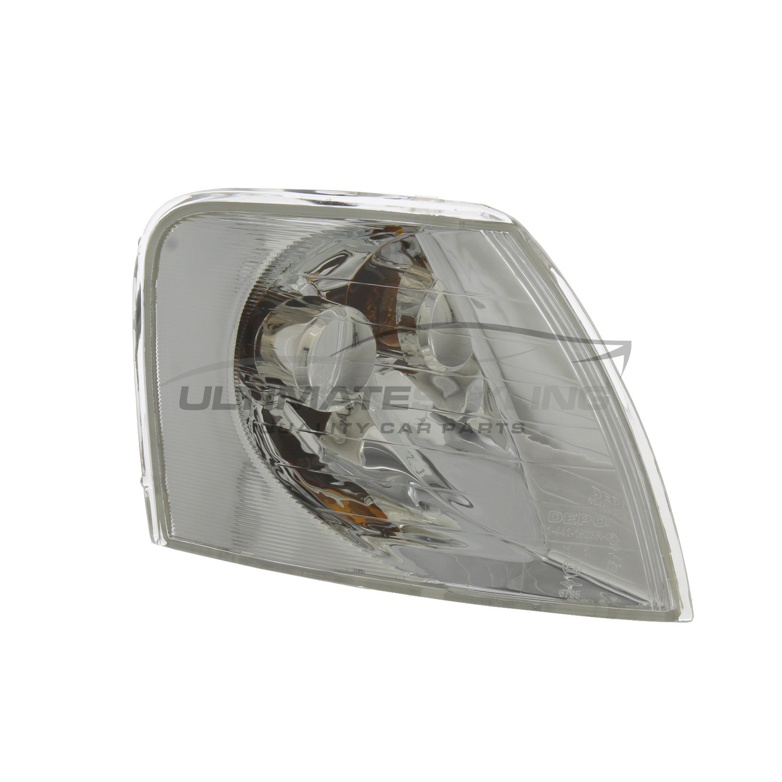 VW Passat 1997-2000 Crystal Clear Front Indicator Includes Bulb Holder - Drivers Side (RH)
