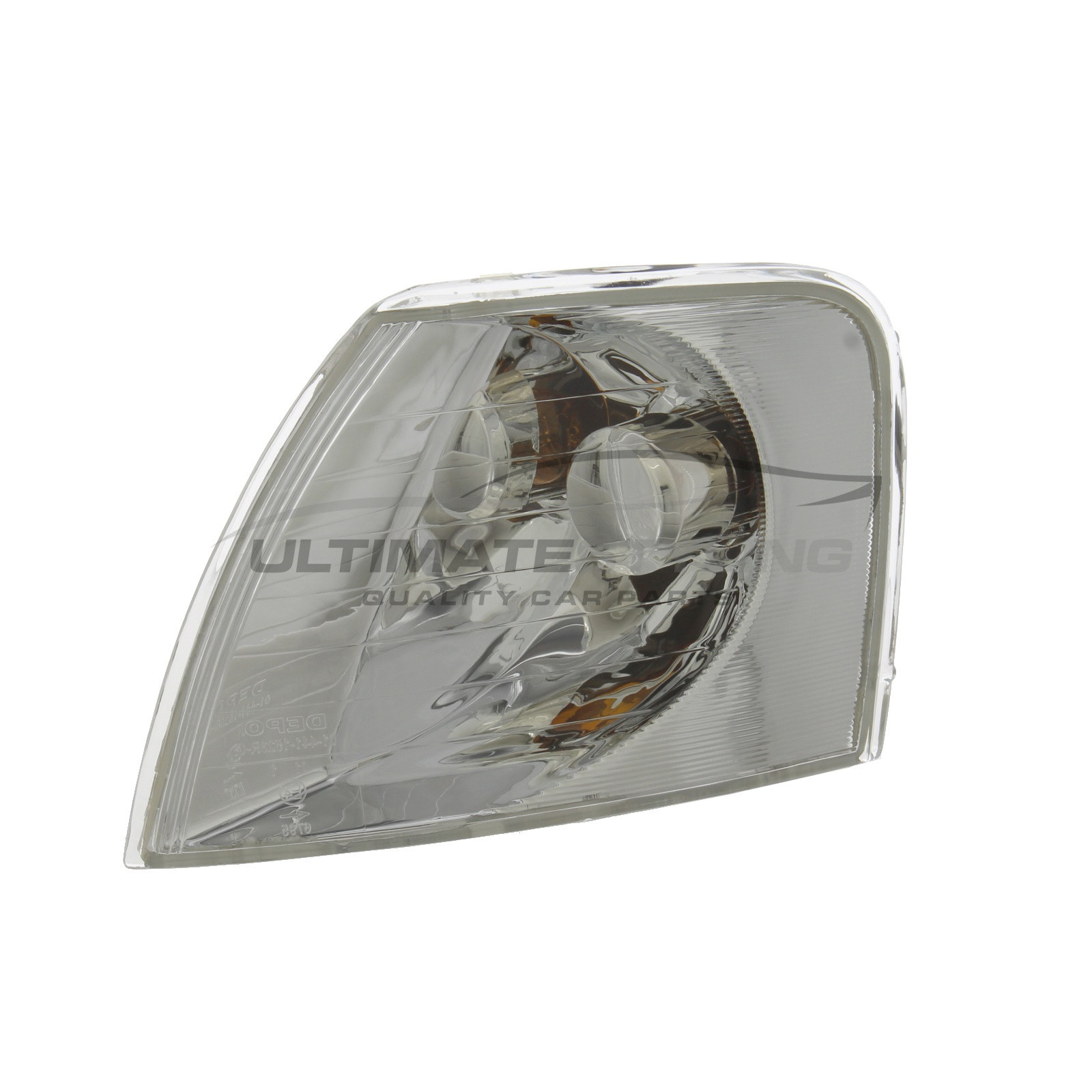 VW Passat 1997-2000 Crystal Clear Front Indicator Includes Bulb Holder - Passenger Side (LH)