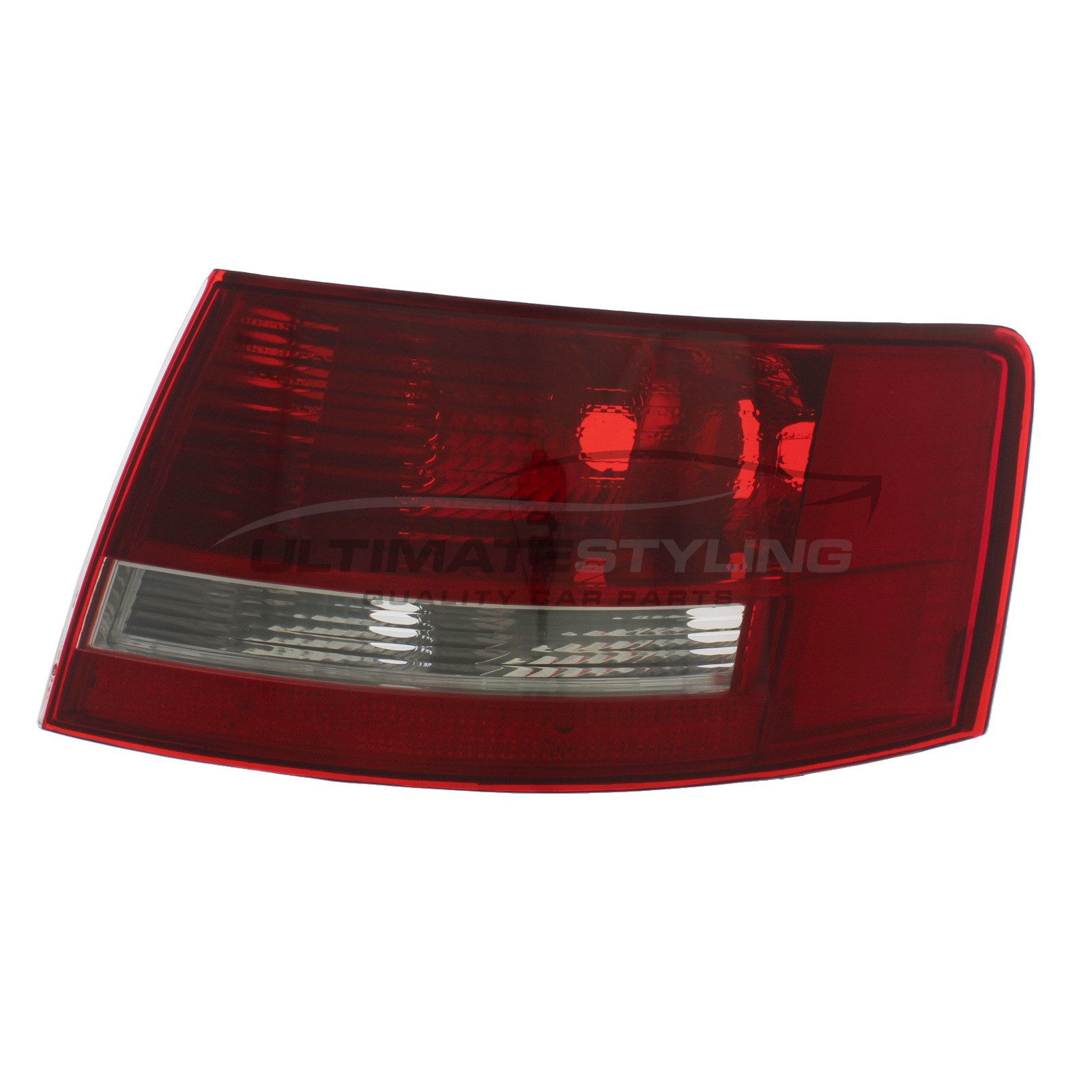 Audi A6 2004-2008 Non-LED with Clear Indicator Rear Light / Tail Light Excluding Bulb Holder Drivers Side (RH)