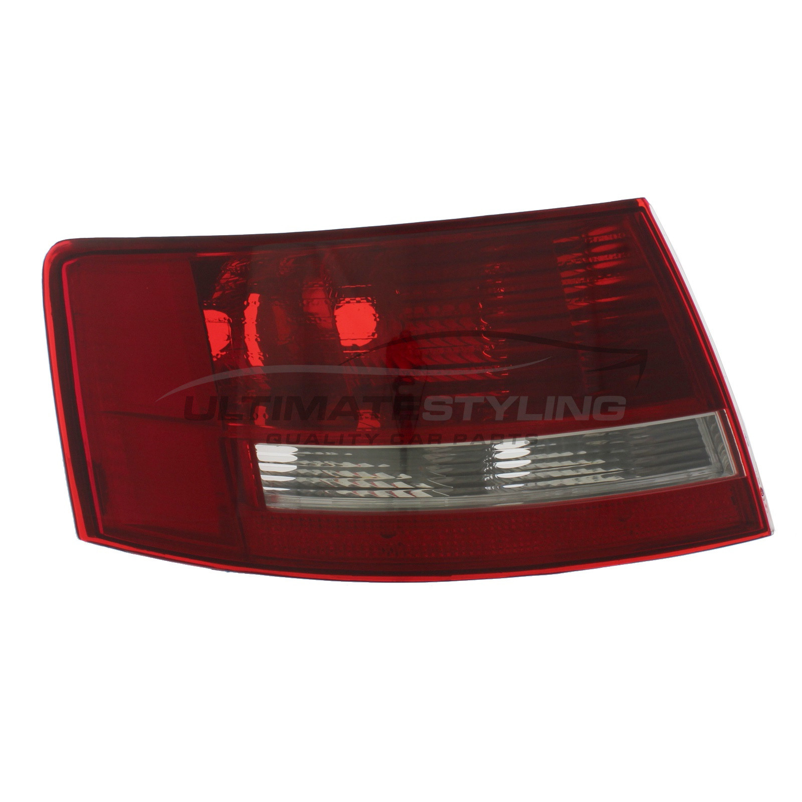 Audi A6 2004-2008 Non-LED with Clear Indicator Rear Light / Tail Light Excluding Bulb Holder Passenger Side (LH)
