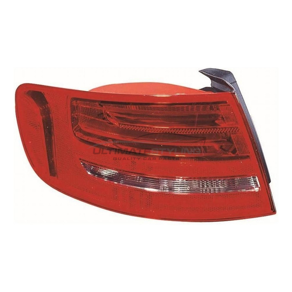 Audi A4 2008-2012 Non-LED Outer (Wing) Rear Light / Tail Light Excluding Bulb Holder Passenger Side (LH)