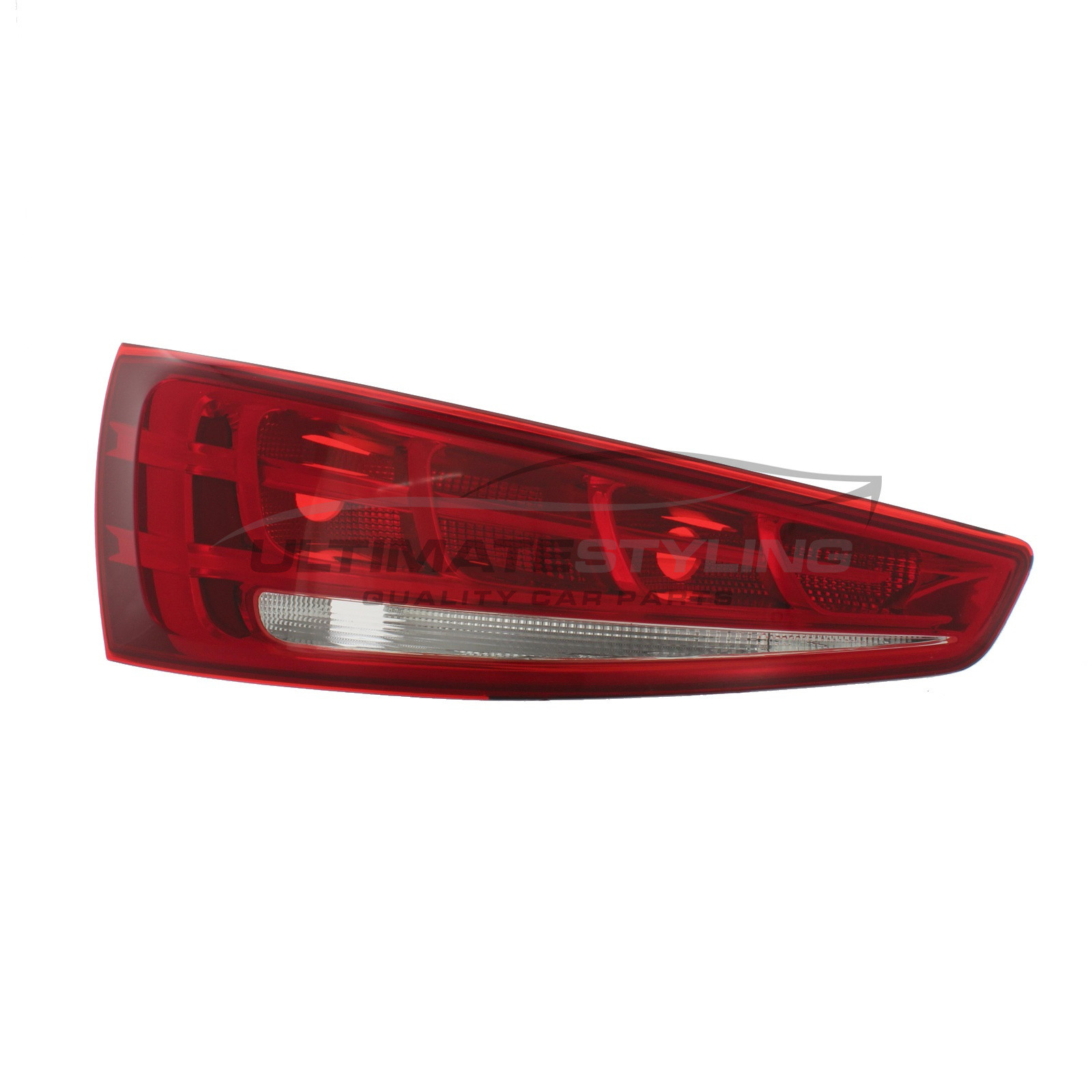Audi Q3 2011-2015 Non-LED with Clear Indicator Rear Light / Tail Light Excluding Bulb Holder Passenger Side (LH)