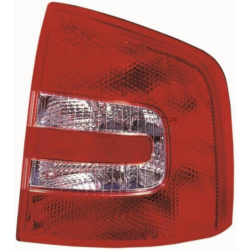 Skoda Octavia 2005-2009 Non-LED Rear Light / Tail Light Excluding Bulb Holder Drivers Side (RH)