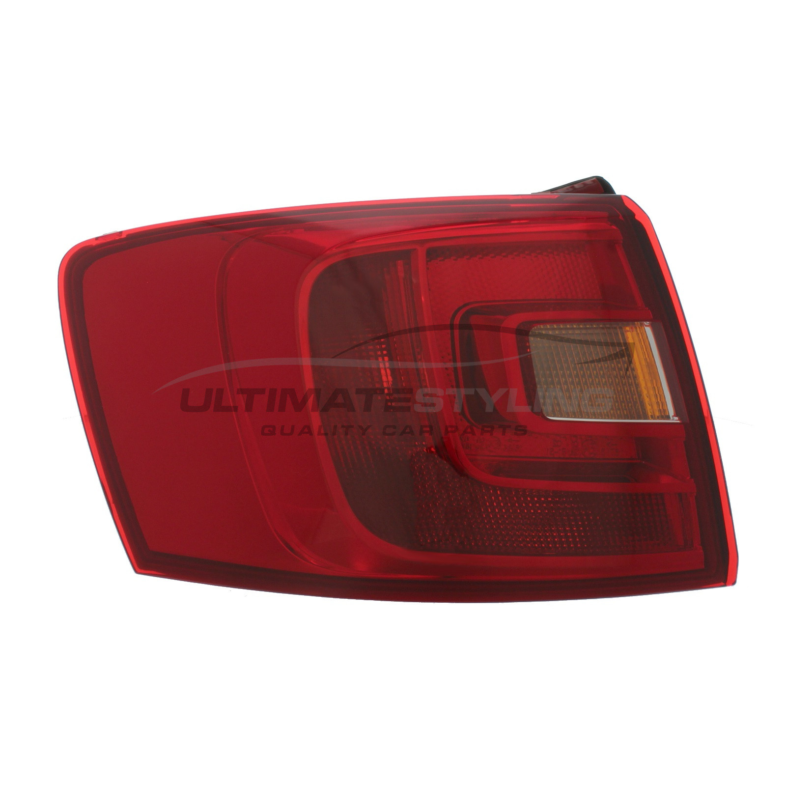 VW Jetta 2011-2014 Non-LED Outer (Wing) Rear Light / Tail Light Excluding Bulb Holder Passenger Side (LH)