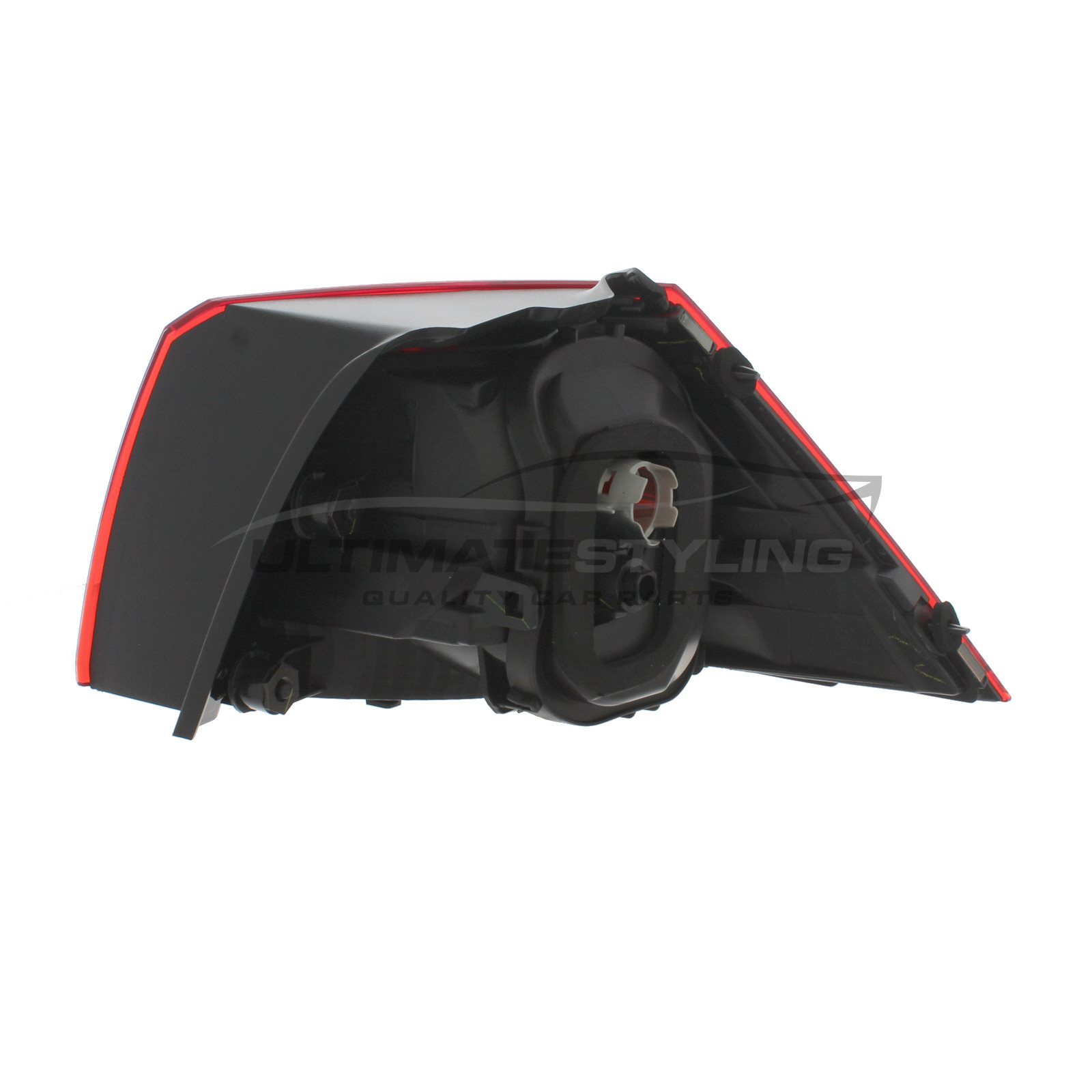 VW Golf 2012-2017 Non-LED Red & Clear Lens Outer (Wing) Rear Light / Tail Light Excluding Bulb Holder Passenger Side (LH)