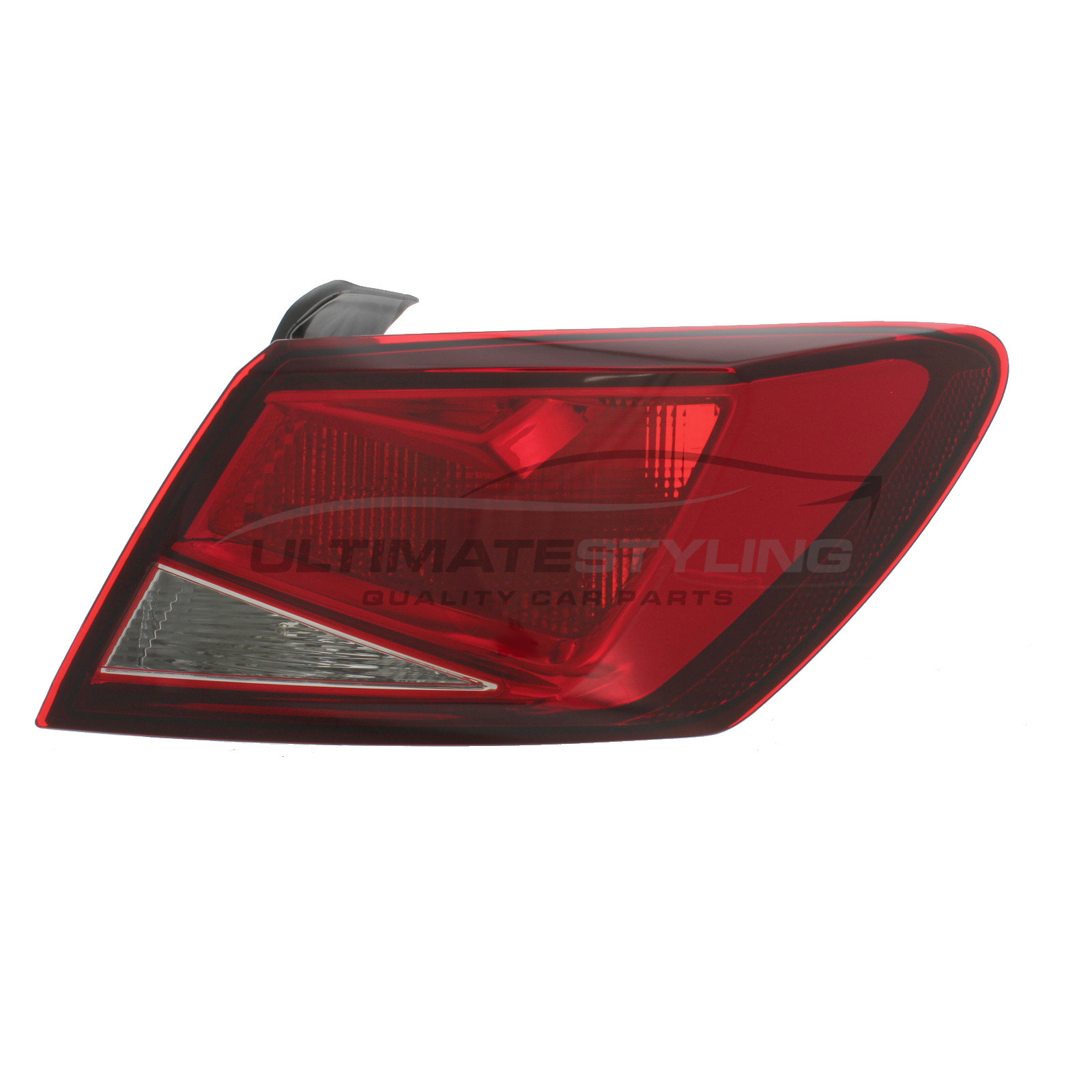 Seat Leon 2013-2021 Non-LED with Clear Indicator Outer (Wing) Rear Light / Tail Light Excluding Bulb Holder Drivers Side (RH)