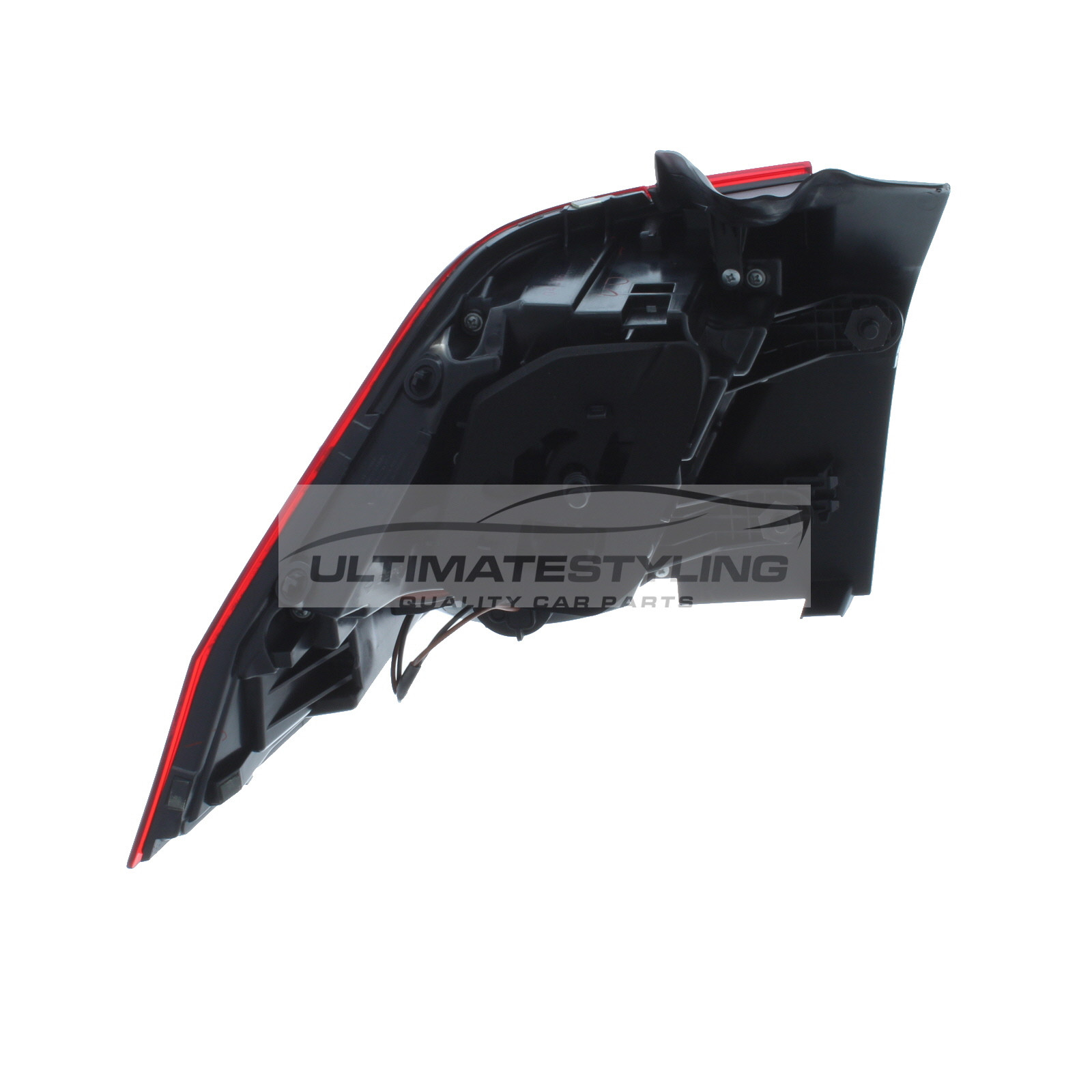 VW Tiguan 2016-> LED Red Lens With Clear Indicator Rear Light / Tail Light Including Bulb Holder Drivers Side (RH)